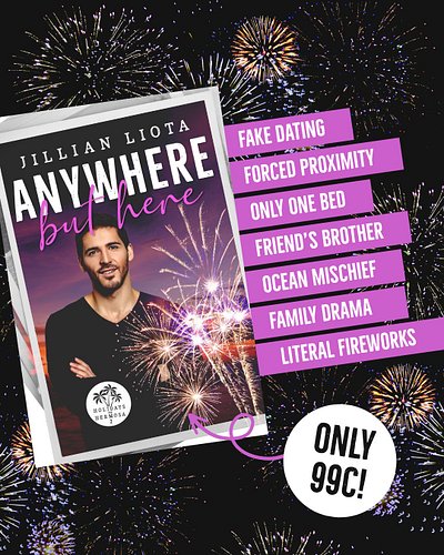 If you love a spicy little holiday novella, you’ll want to grab my Holidays in Hermosa novella, Anywhere But Here while it’s ...