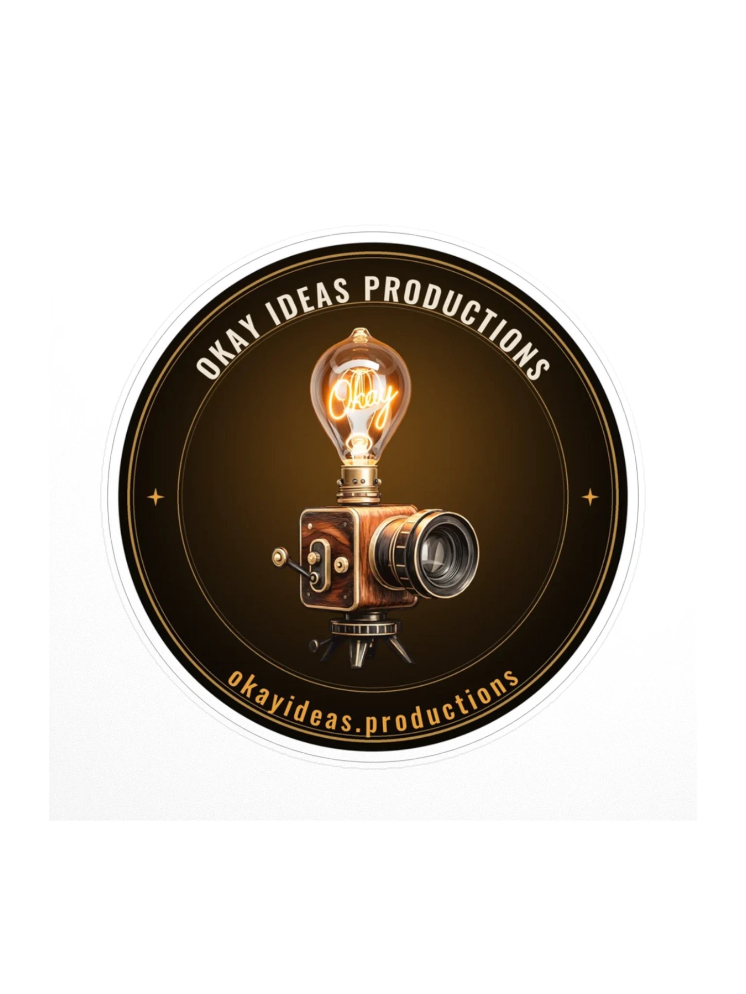 The Hours She Broke — Okay Ideas Camera Badge Sticker product image (1)