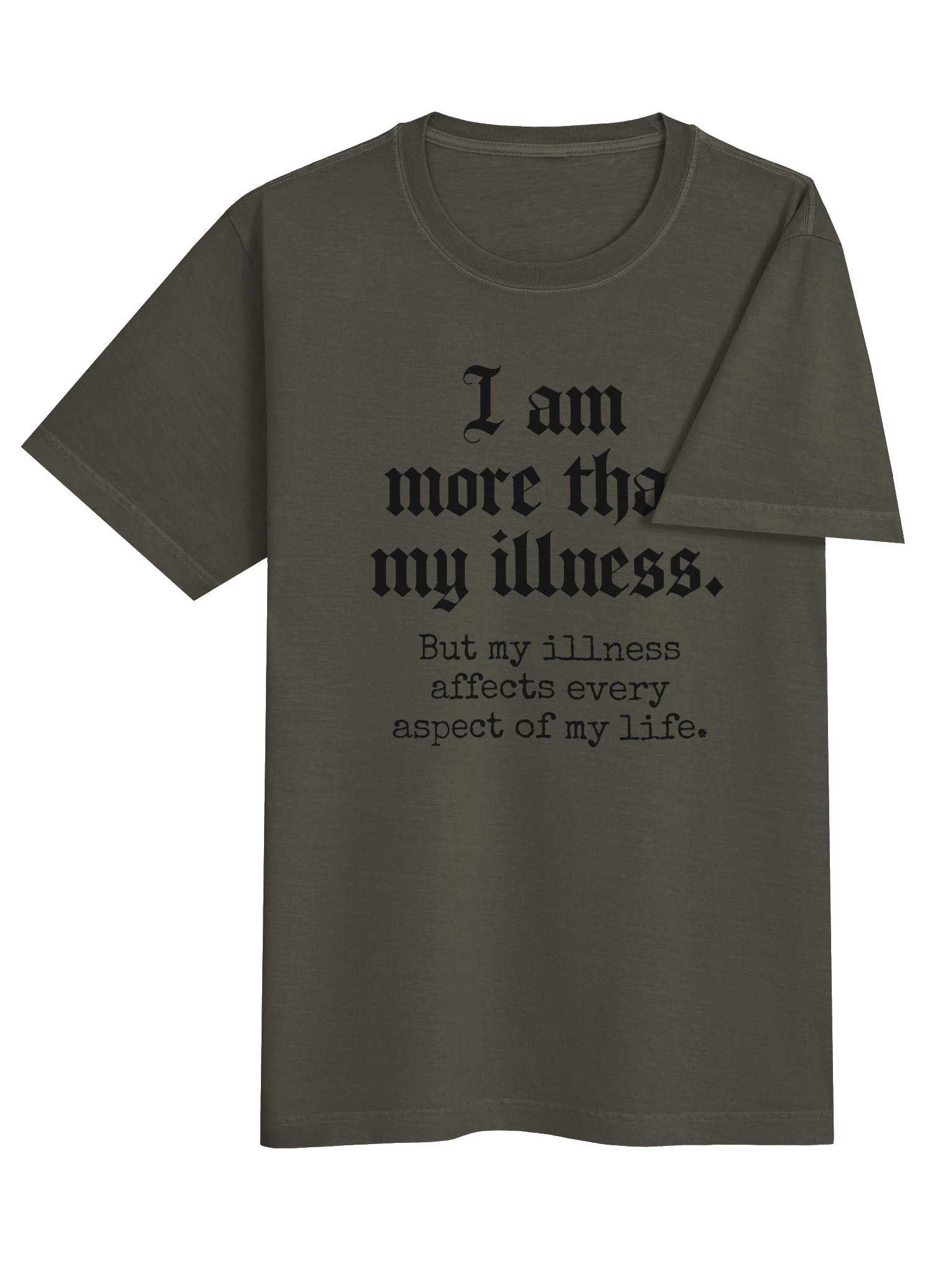 I Am More Than My Illness Shirt | Oversized Chronic Illness Awareness Tee product image (4)