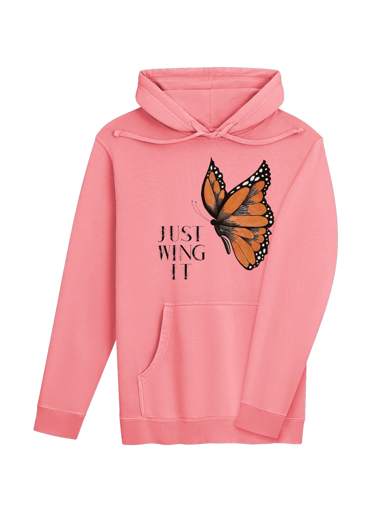 SIGNATURE Line Butterfly Watercolour Premium Pigment Dyed Hoodie product image (15)