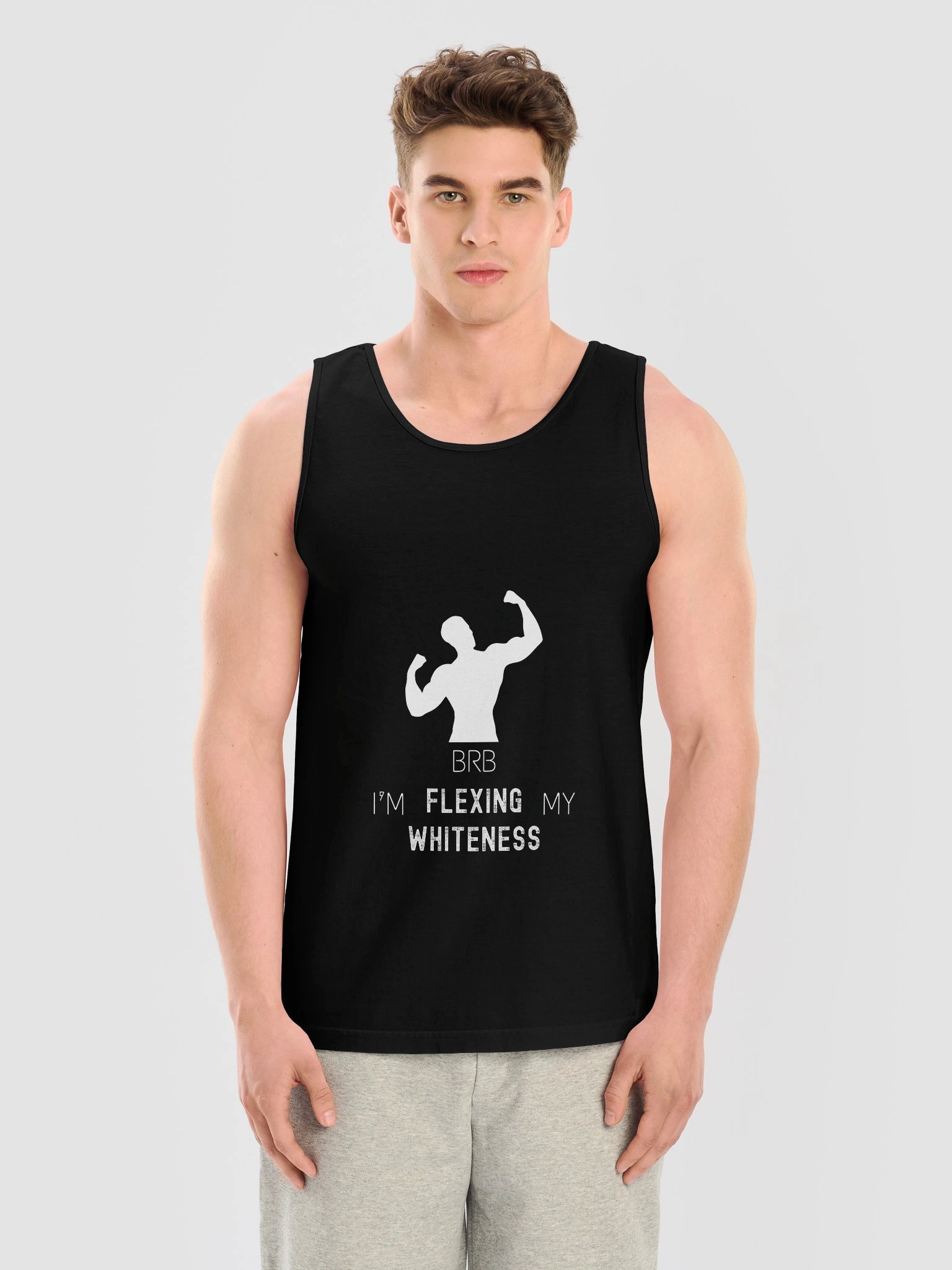 Flexing My Whiteness - Unisex Tank product image (1)