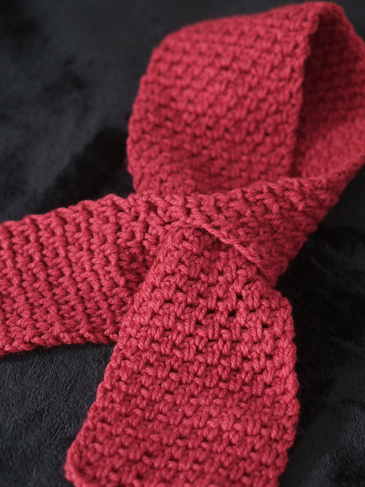 Linen stitch scarf Crochet pattern product image (2)