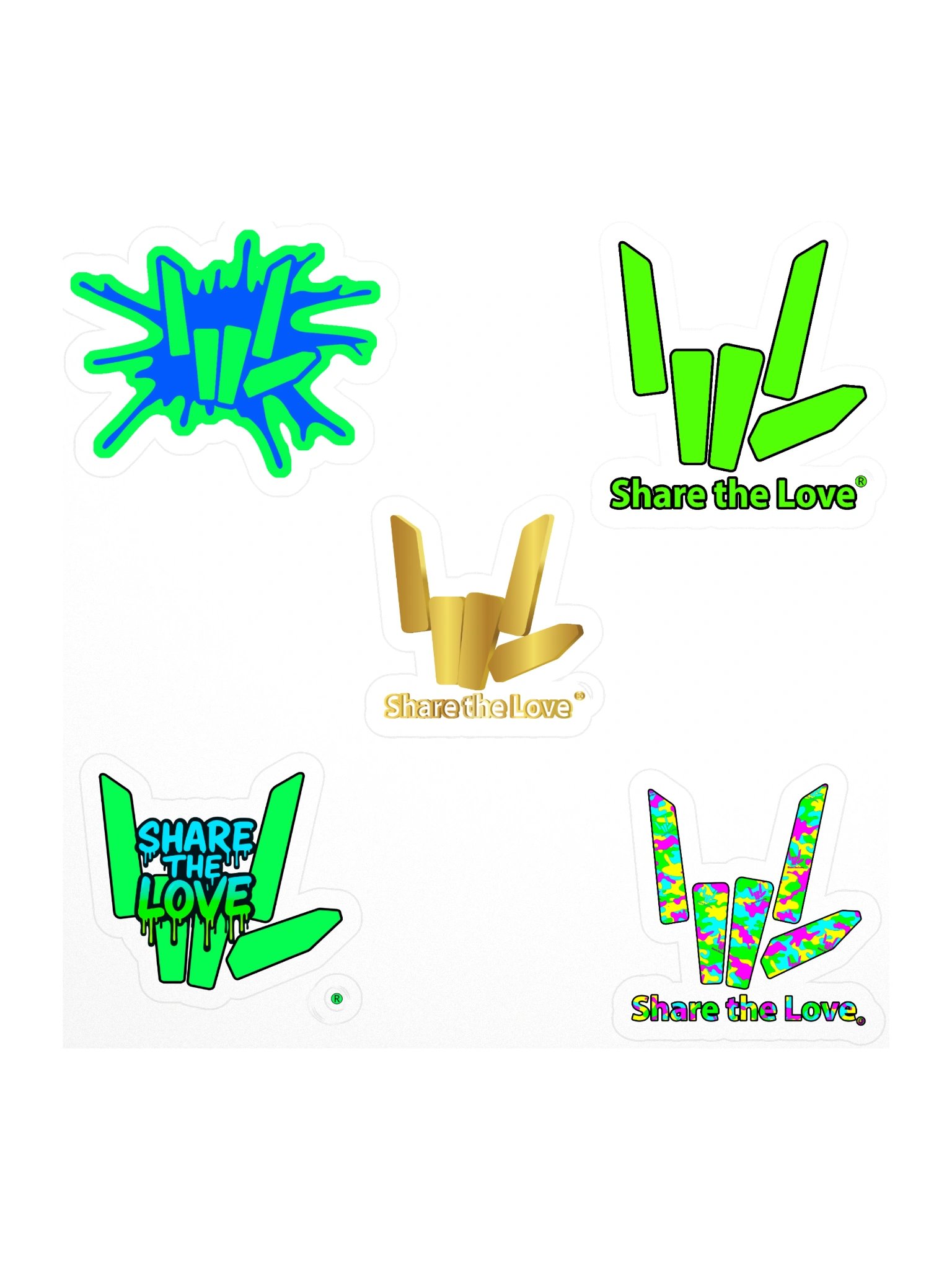 Share The Love STICKER PACK!! product image (1)
