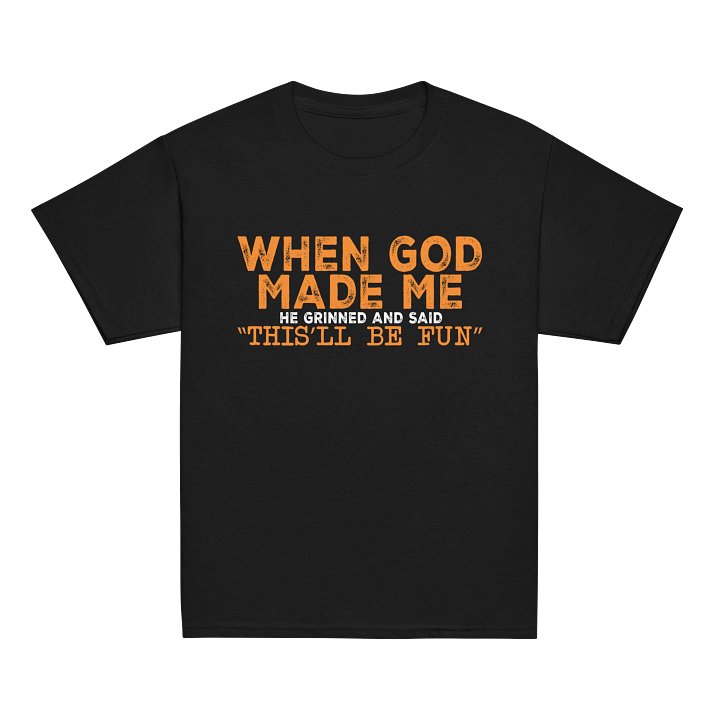 When God Made Me Youth Tee product image (8)