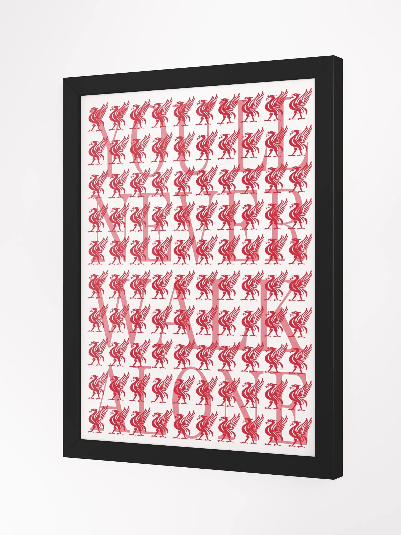 Liverpool FC - You'll Never Walk Alone - Framed High-Quality Matte Poster product image (1)