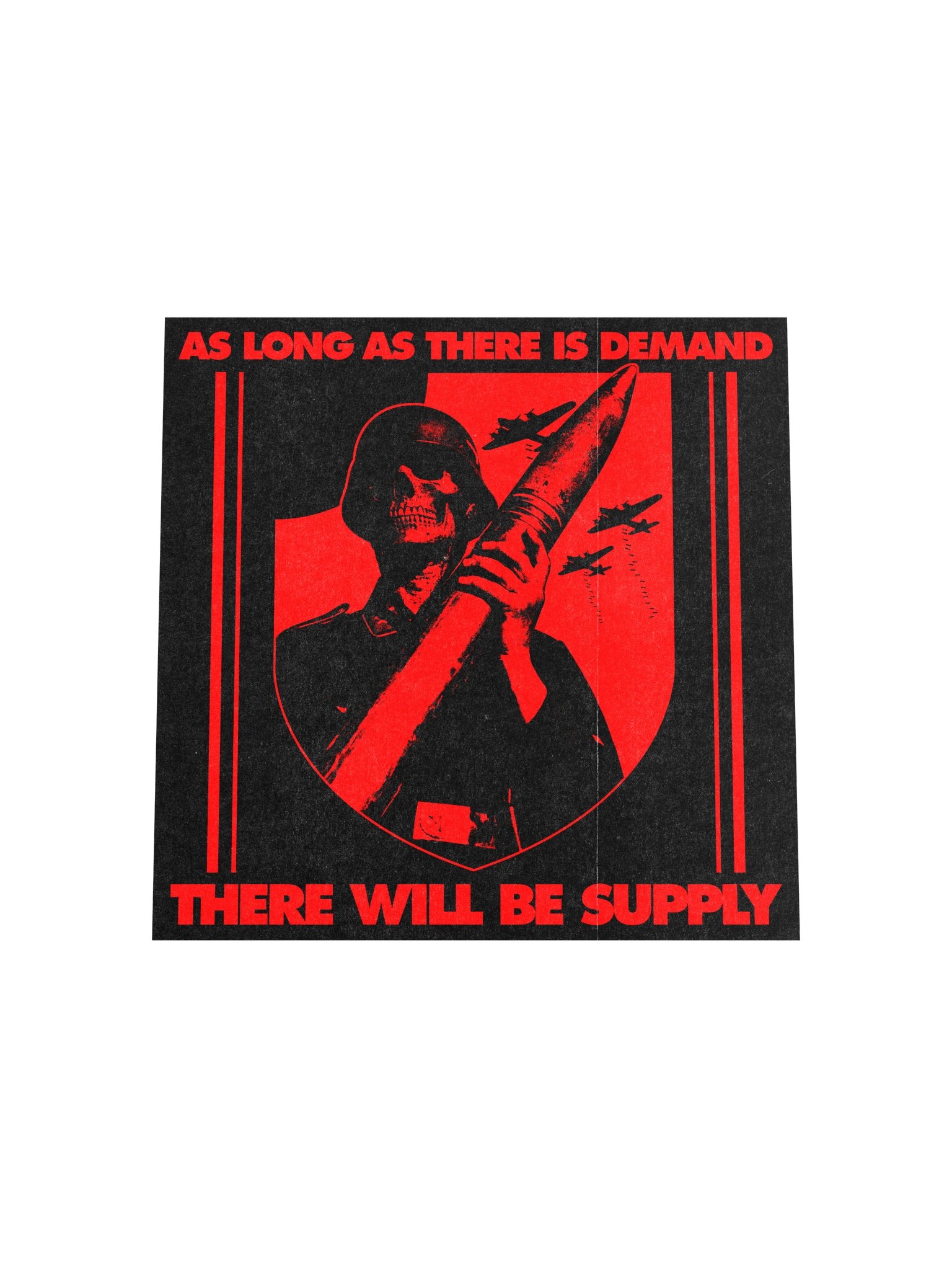 DEMAND AND SUPPLY POSTER RED product image (17)