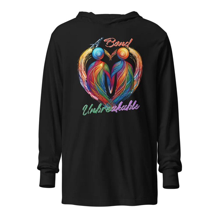 A Bond Unbreakable Bella+Canvas Unisex Hooded Long Sleeve Tee product image (1)