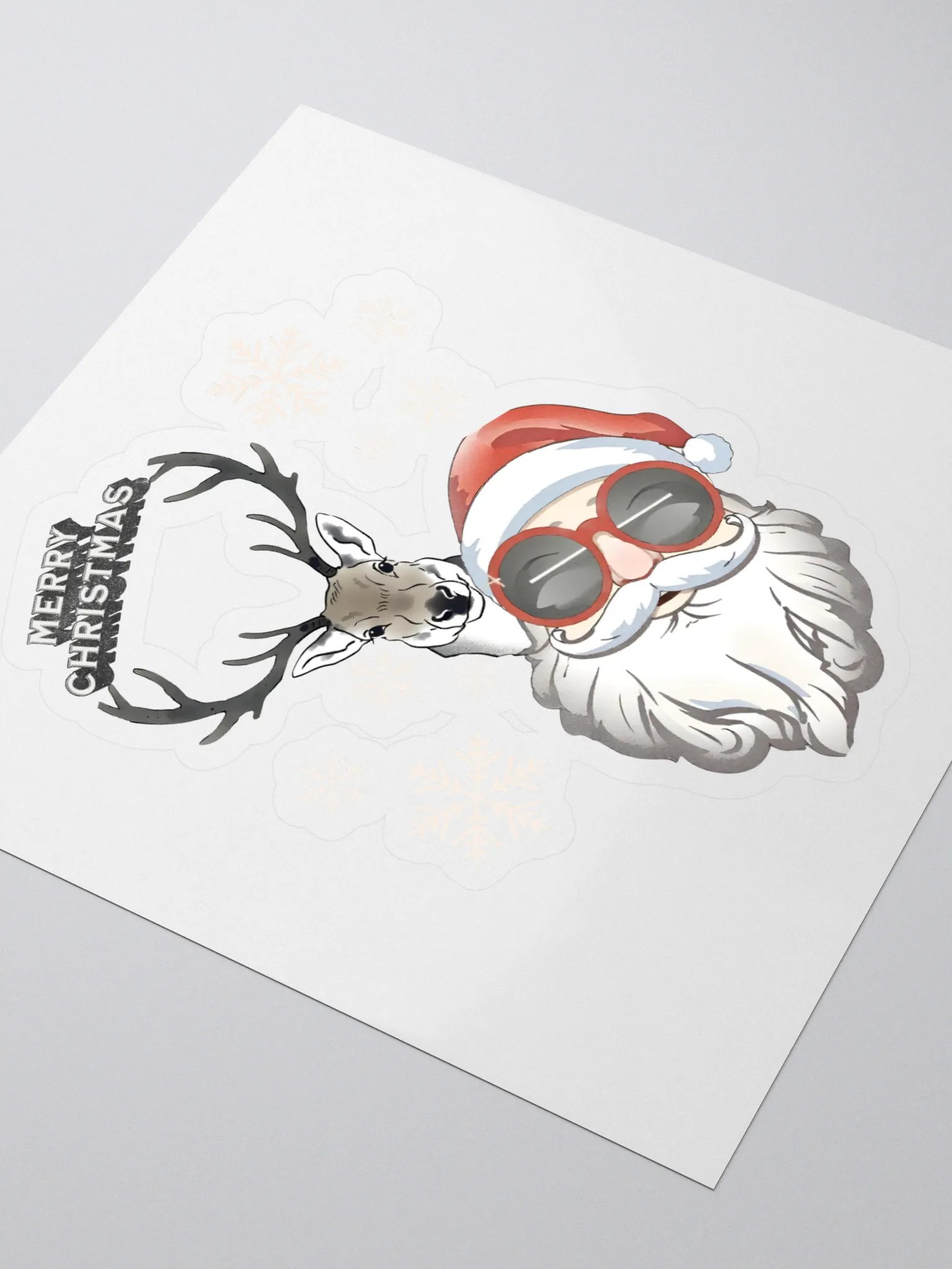 Cool Santa and Hip Reindeer Blanket product image (3)