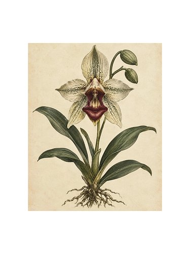 the orchid looked normal until it didn’t.

this one is probably the cleanest example of the whole ‘one thing is wrong’ thing ...