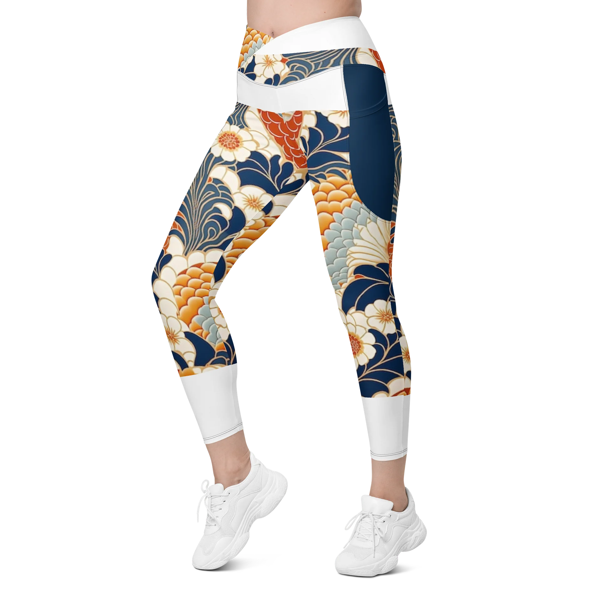 'PHILIUS' Japan Floral Crossover Leggings product image (6)