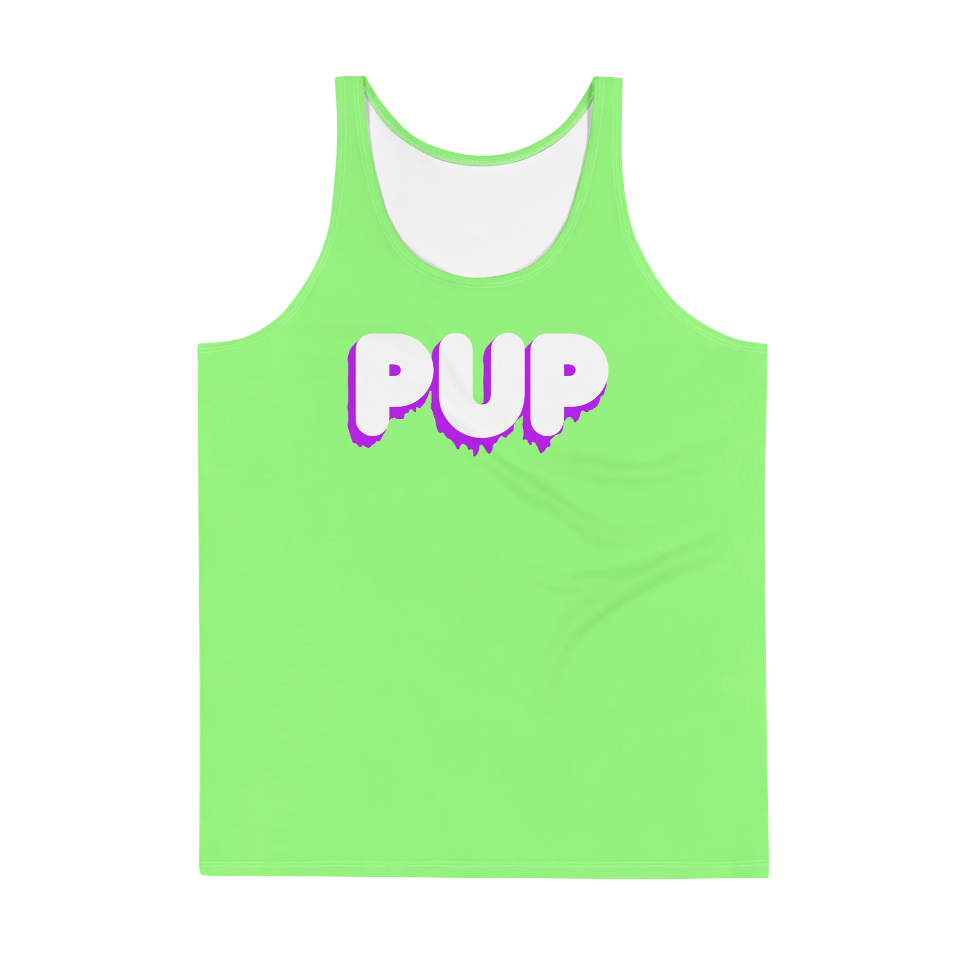 Identity Tank - PUP - Lime Green / Purple / White product image (1)