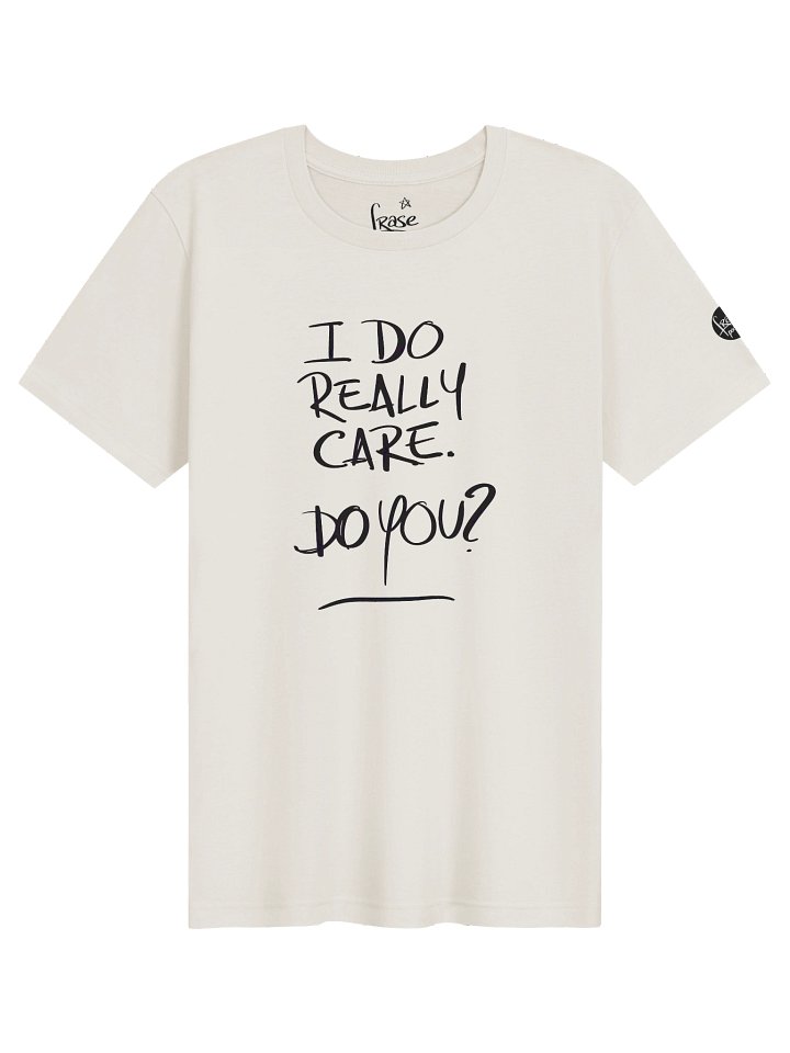 I Do Really Care Do You? T-Shirt | Handwritten Script Quote Tee product image (1)