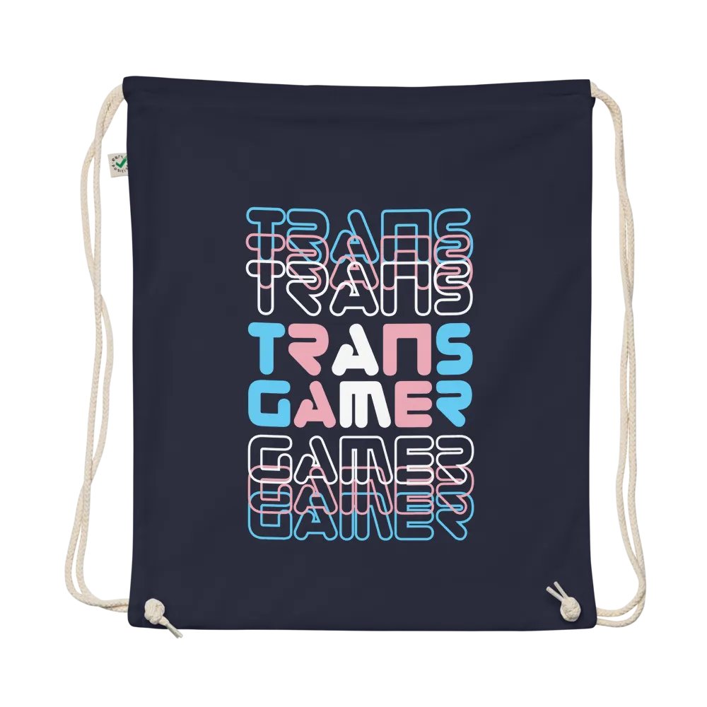Trans Gamer Drawstring Bag product image (1)