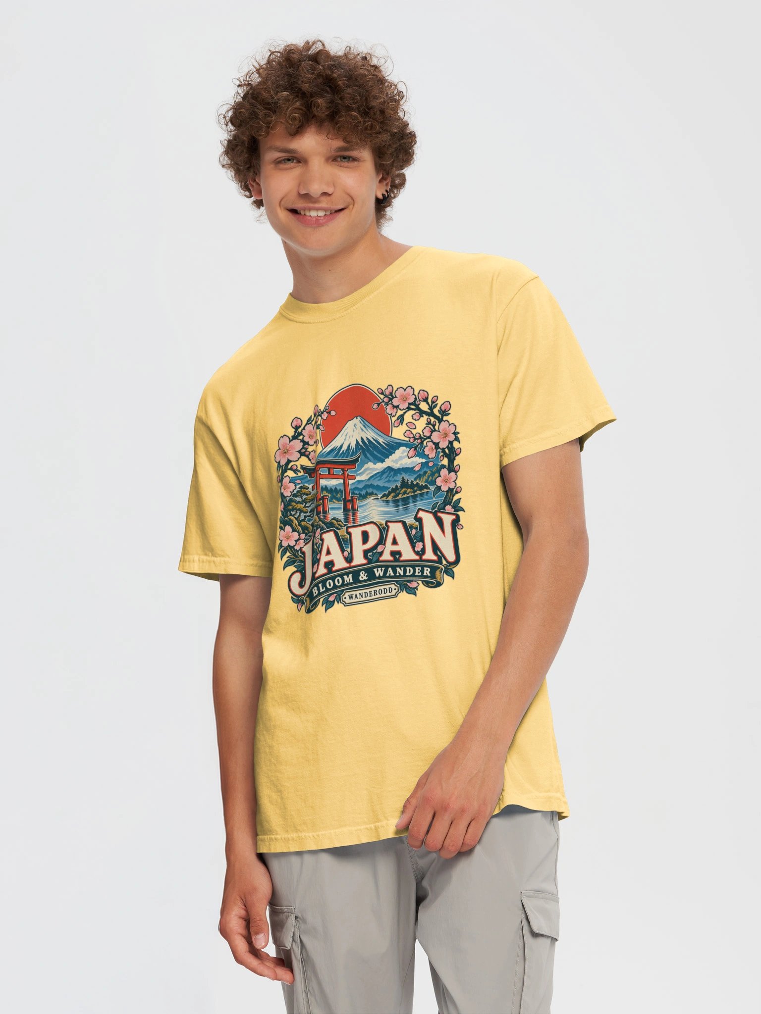 Japan Mount Fuji Graphic T-Shirt – Comfort Colors® | WanderOdd product image (109)