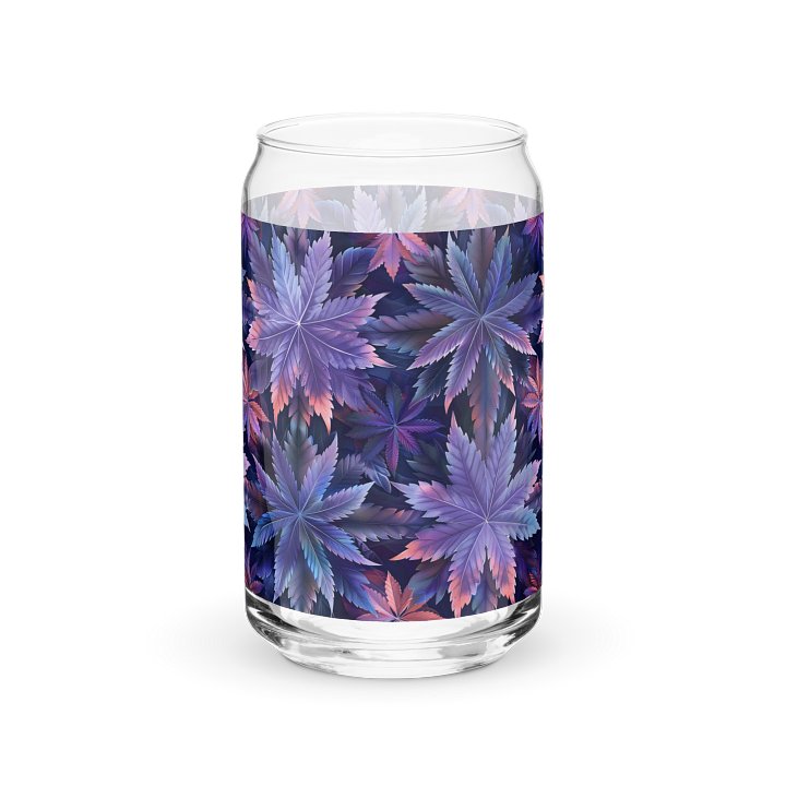 Cannabis - Indica Dreams- Design on 16 oz Can-Shaped Glass product image (1)