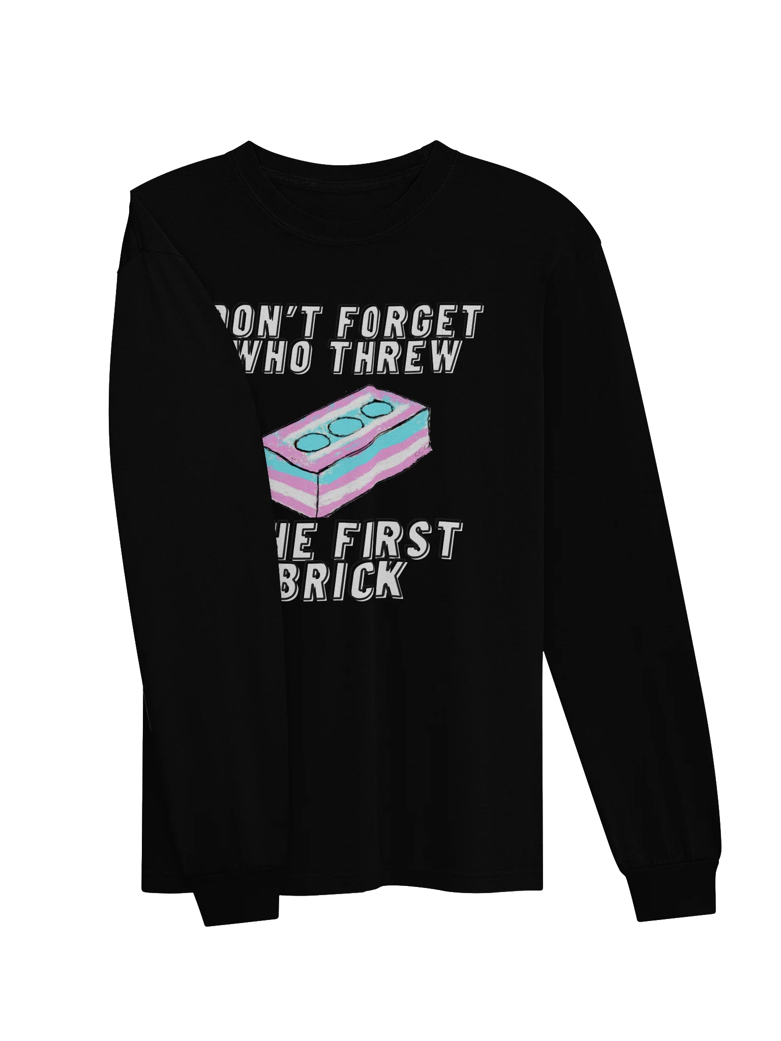 Don't Forget Who Threw The First Brick long sleeve tee product image (13)