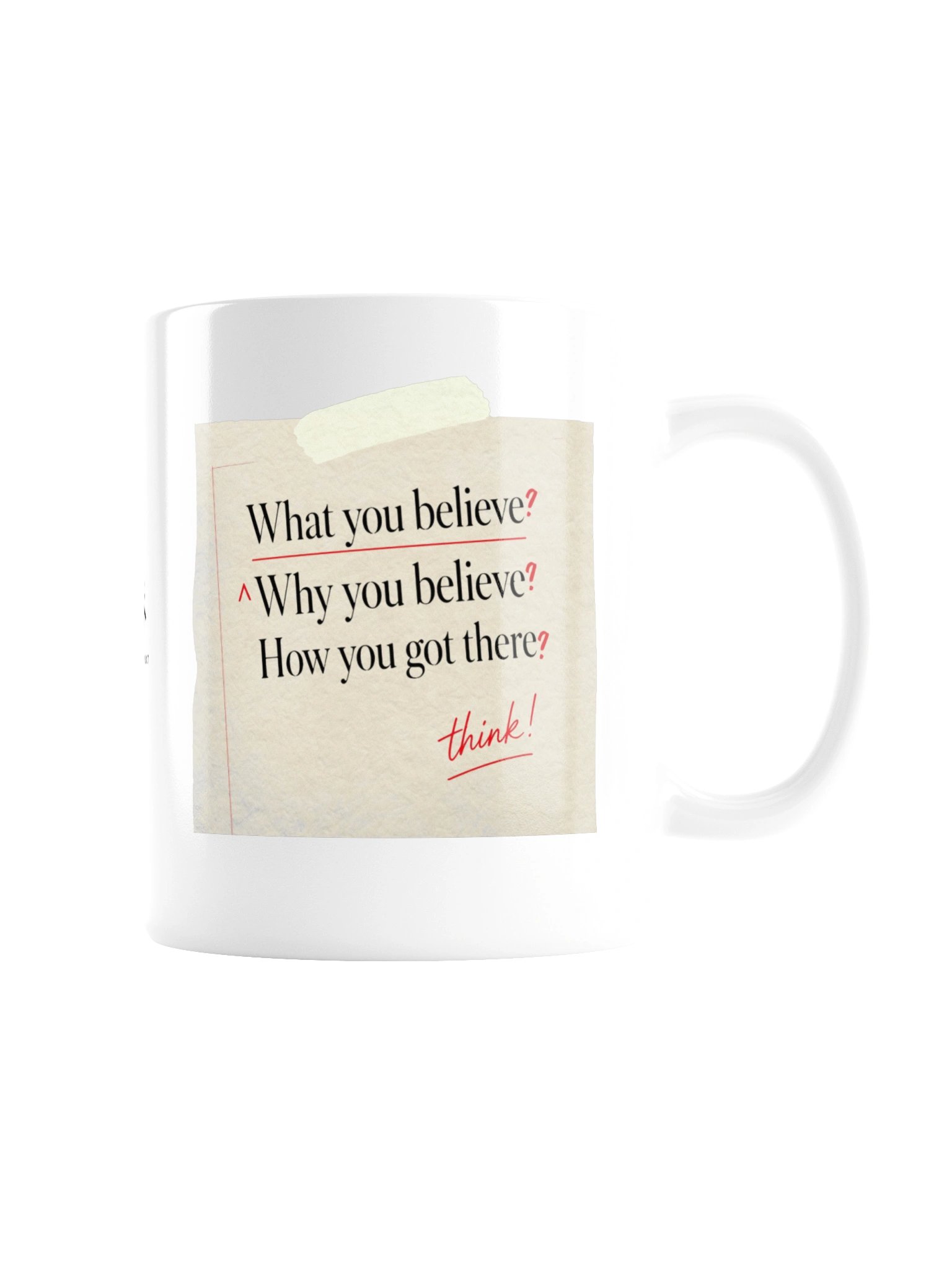What Why How Think Mug product image (7)