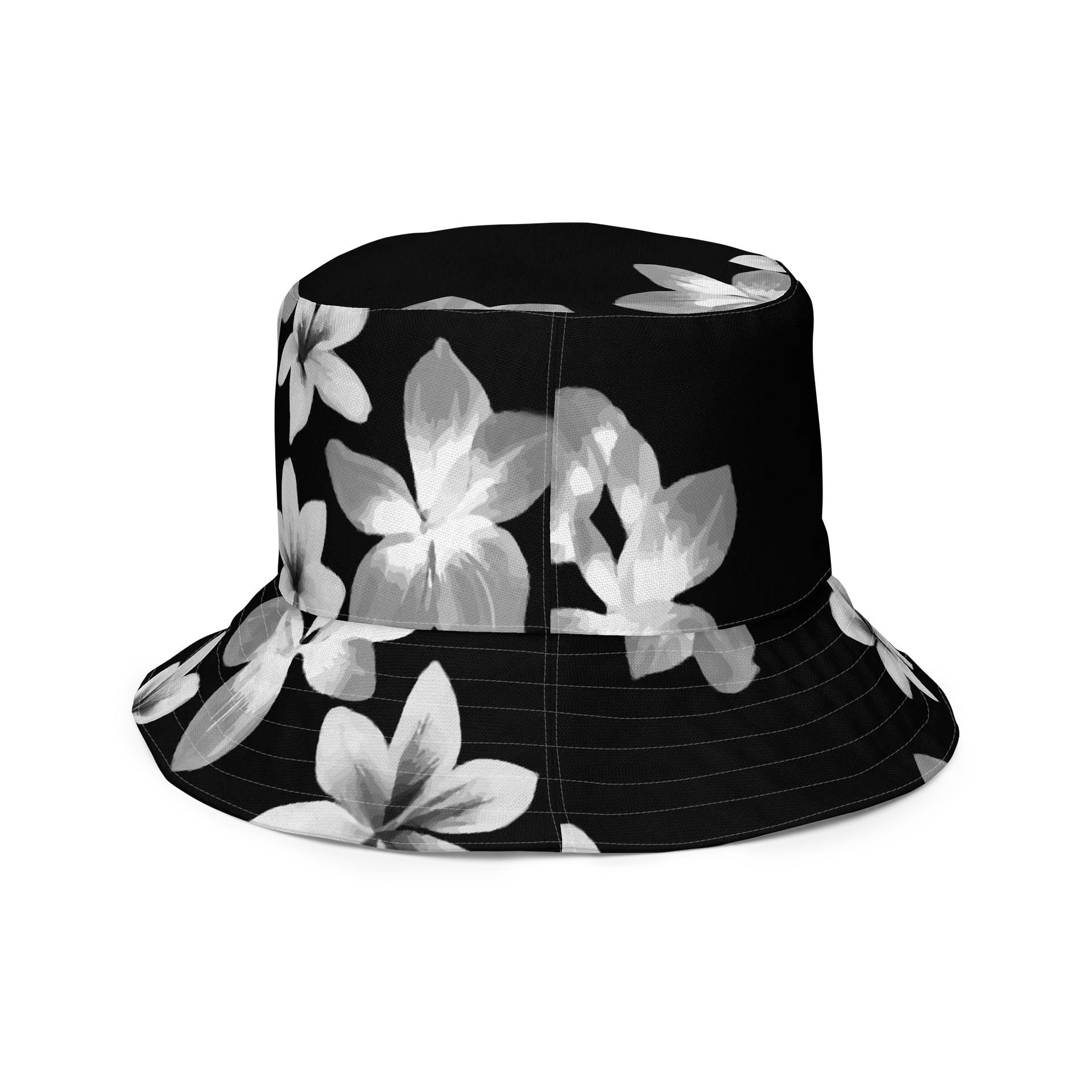 Volcanic Ash - Caribbean Soufriere Flower Print | Reversible Bucket Hat product image (4)
