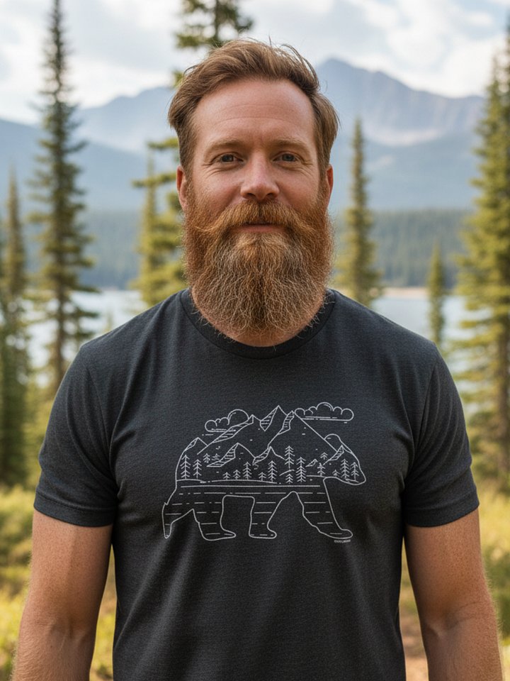 Mountain Sky Bear T-Shirt product image (3)