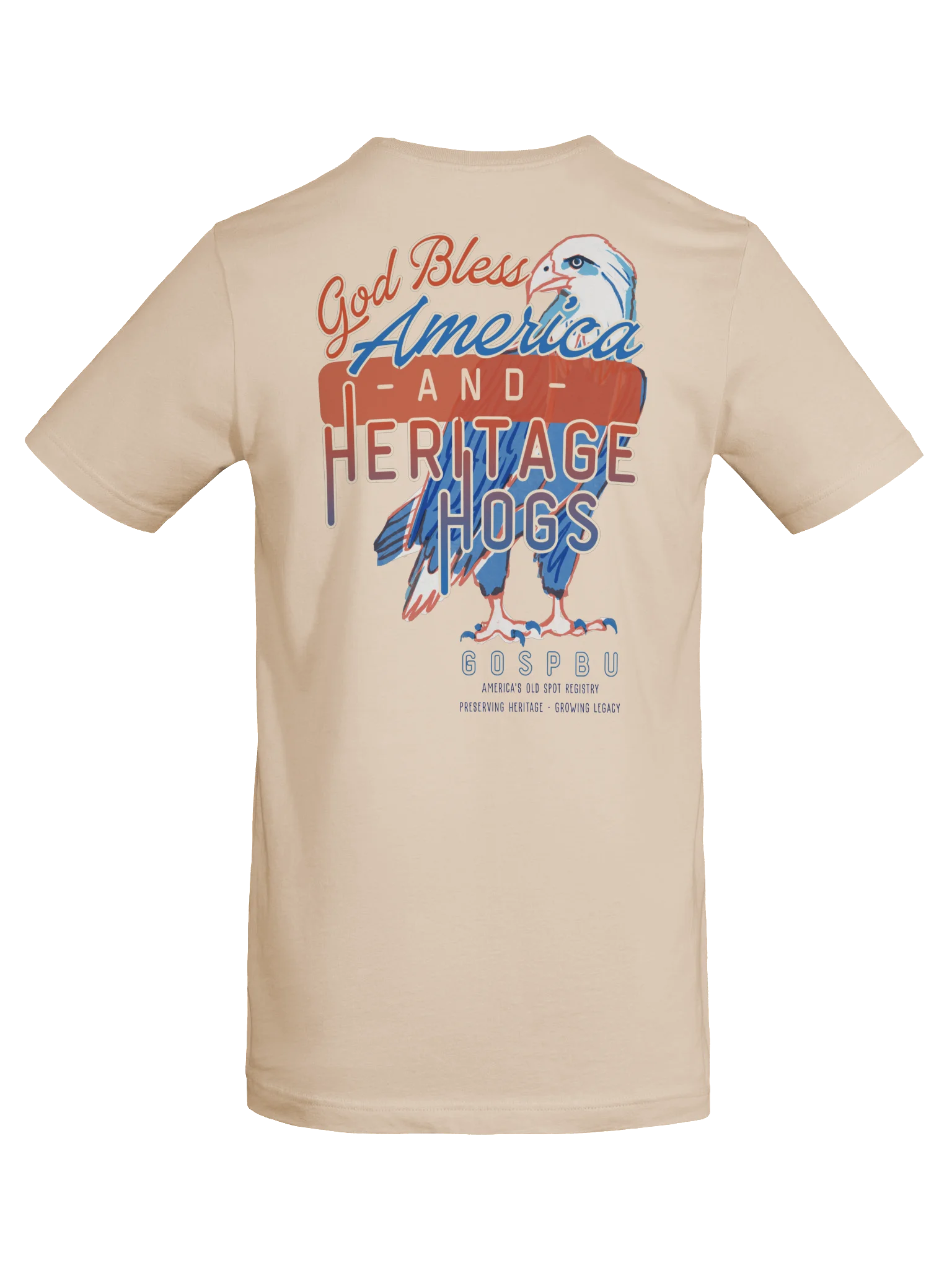 God Bless America Heritage Hogs Tee product image (6)