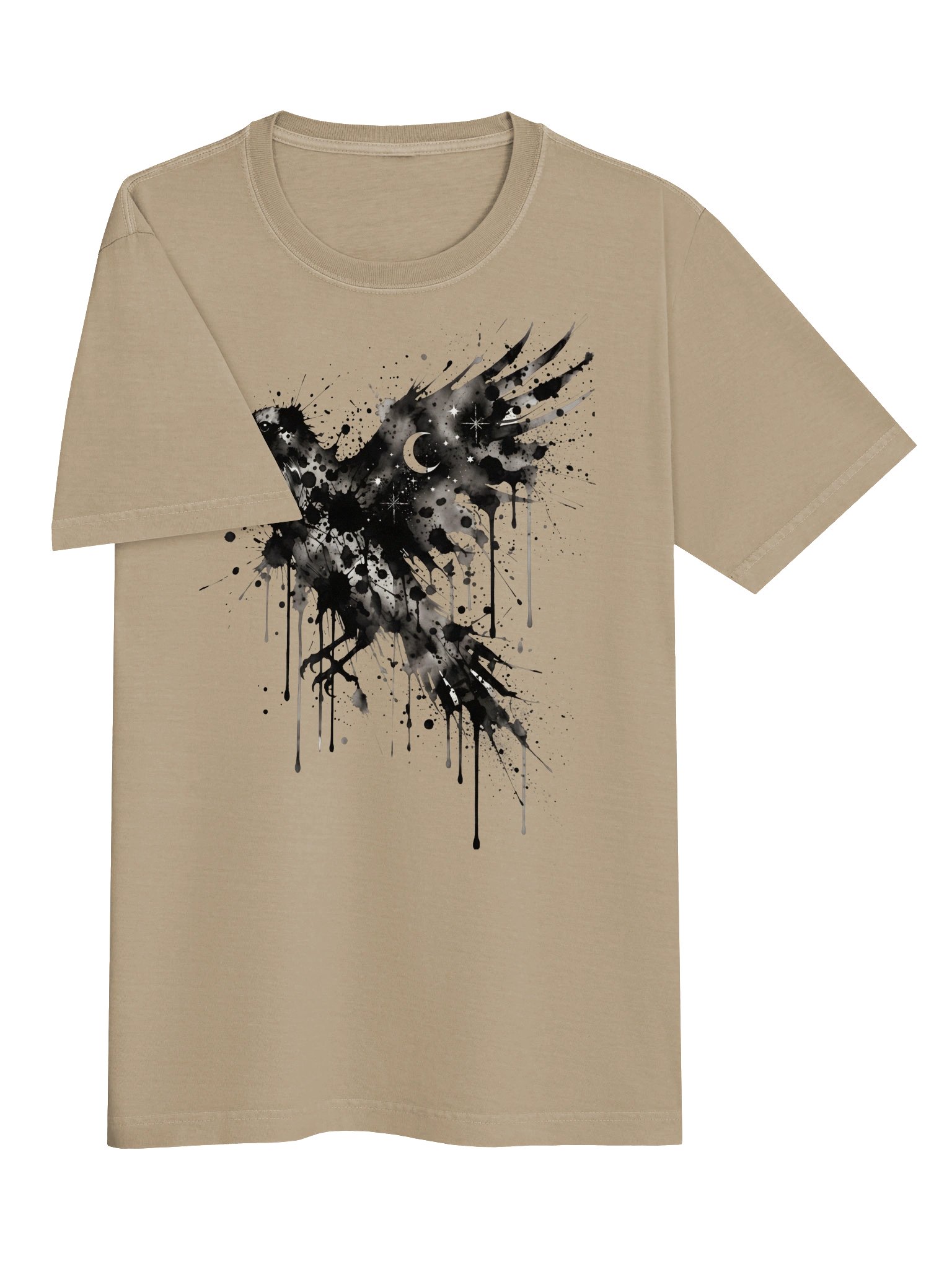 Moonlit Raven Splash Tee product image (27)