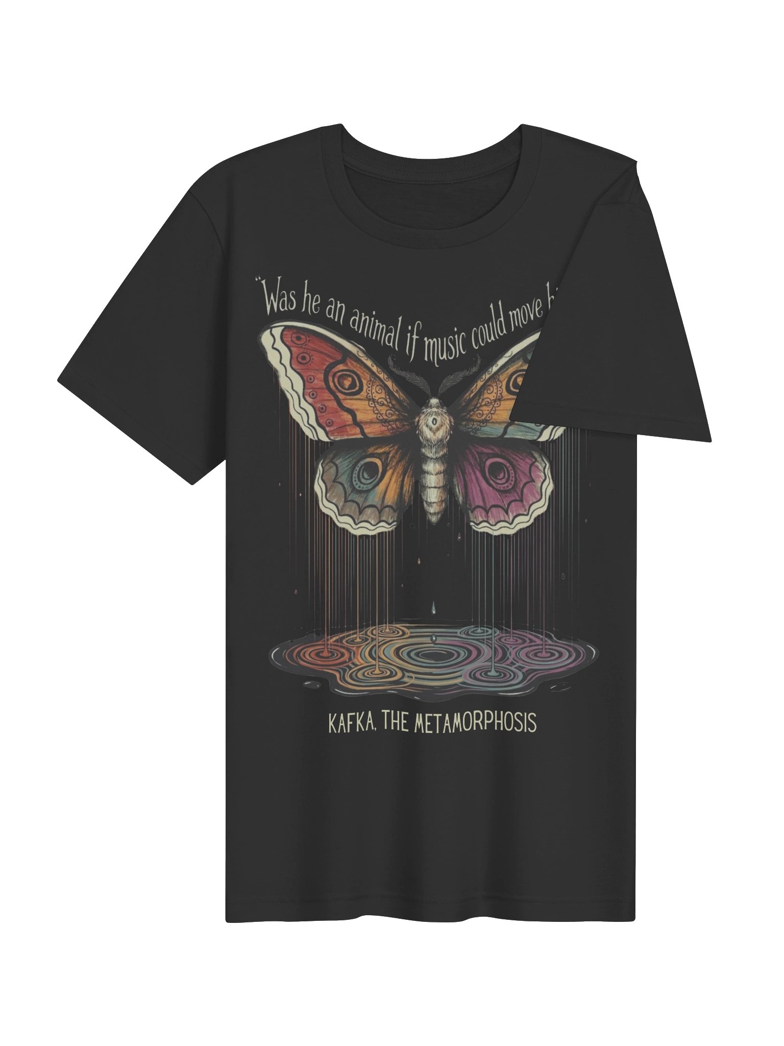 Kafka Moth Music Quote Shirt, Metamorphosis Literary Lover Tee product image (5)