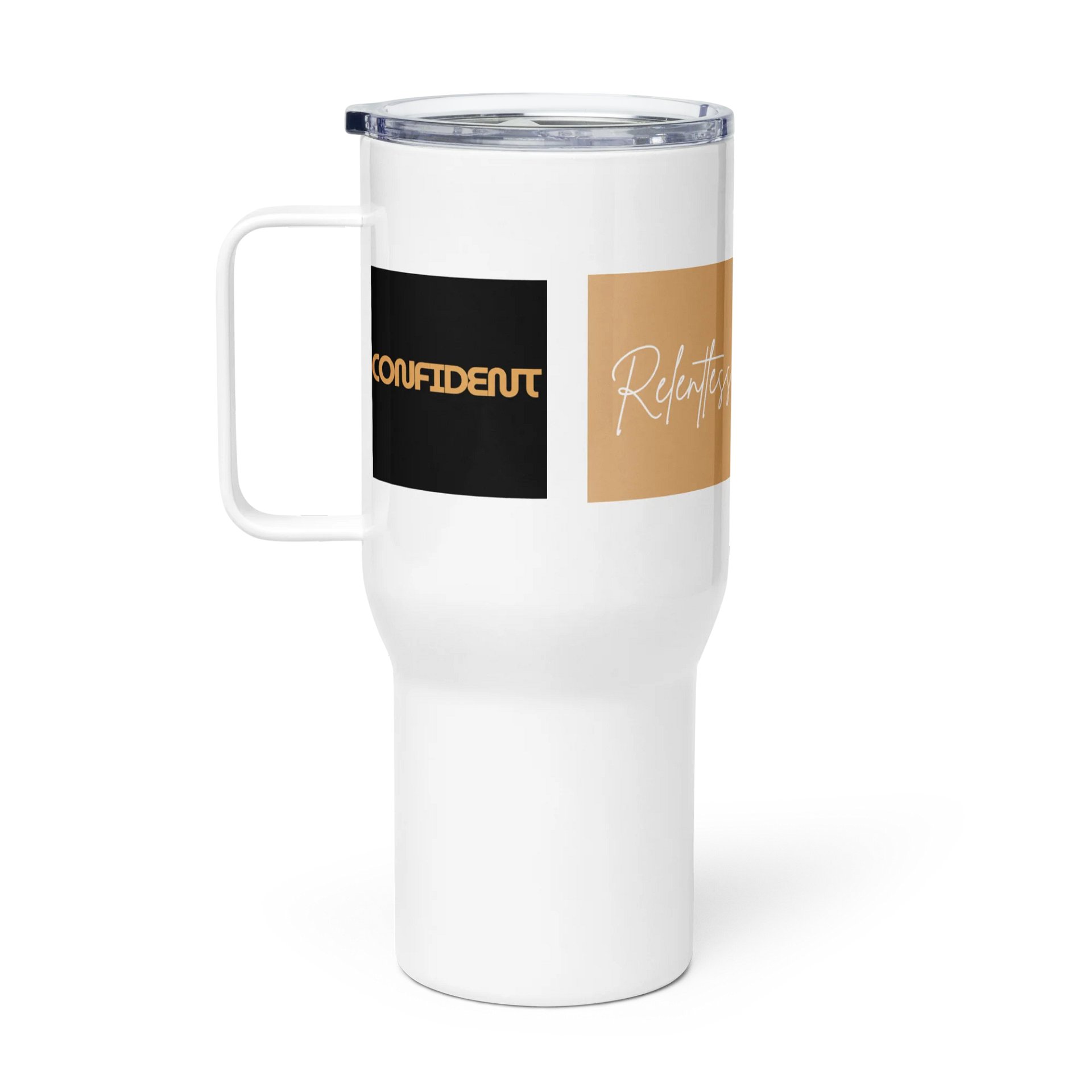 Confident & Relentless Travel Mug product image (1)