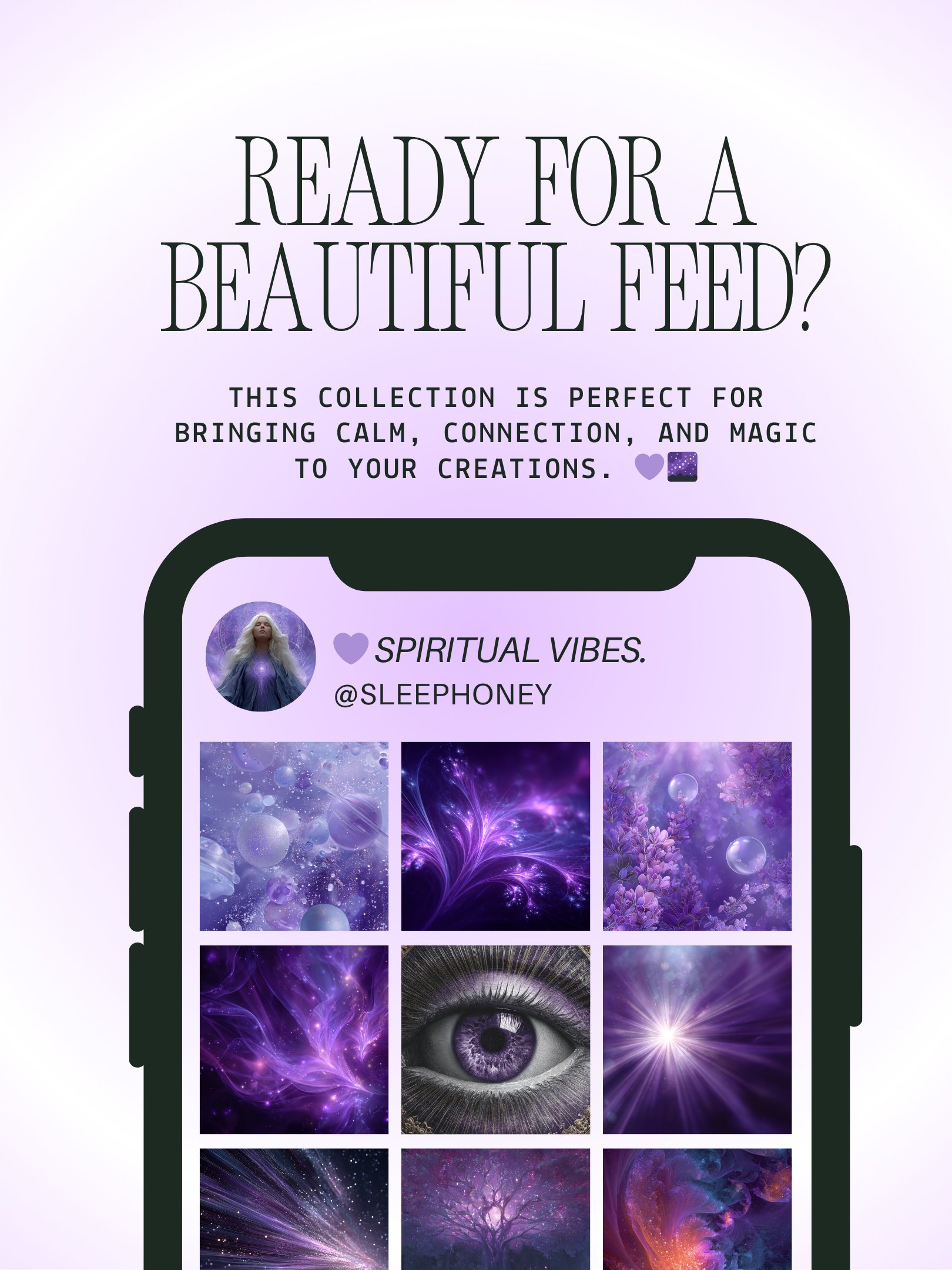 Spiritual Coach | 100 Aesthetic Stock Images (MRR Included) product image (3)