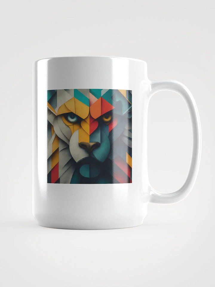 Bear Abstract Geometric Mug product image (1)