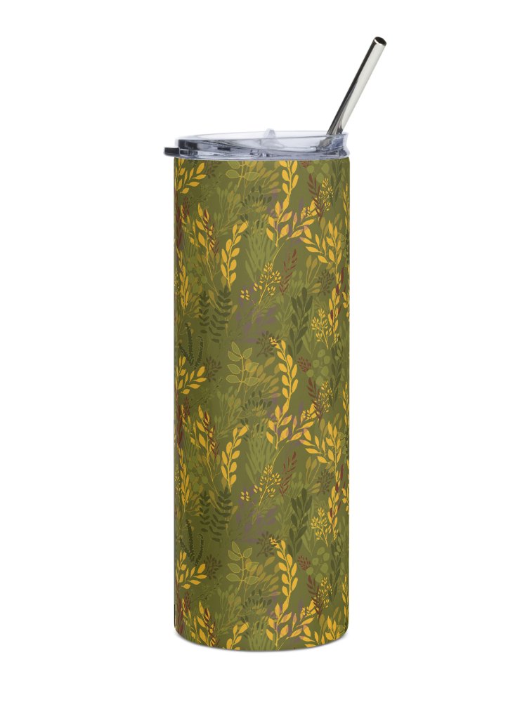“Moving Meadows” 20-Ounce Stainless Steel Tumbler with Straw product image (12)