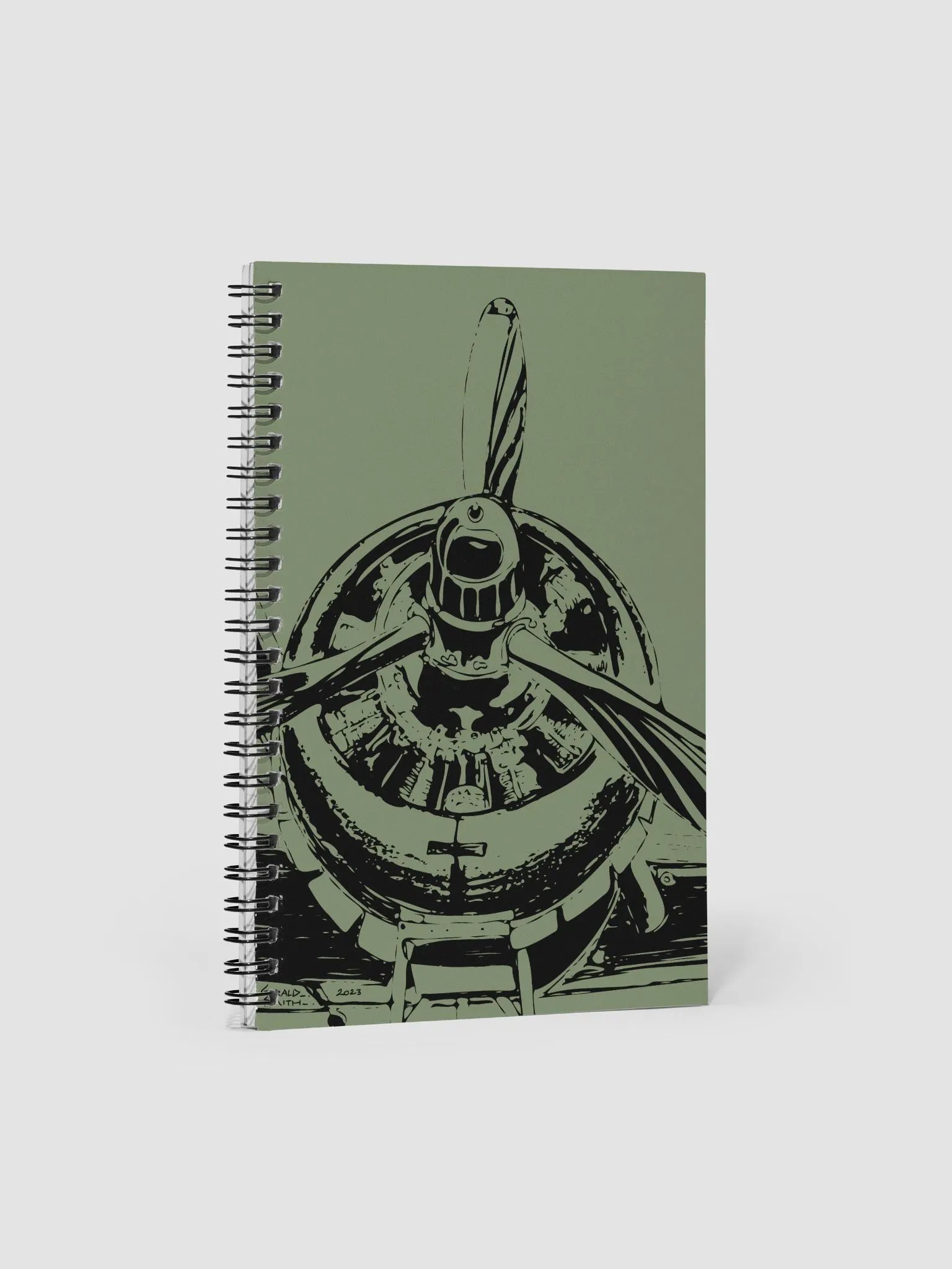 DC-3 Dakota Ring Bind Notebook Perfect Gift for Pilots & Enthusiasts Sketching Doodling Journals product image (1)