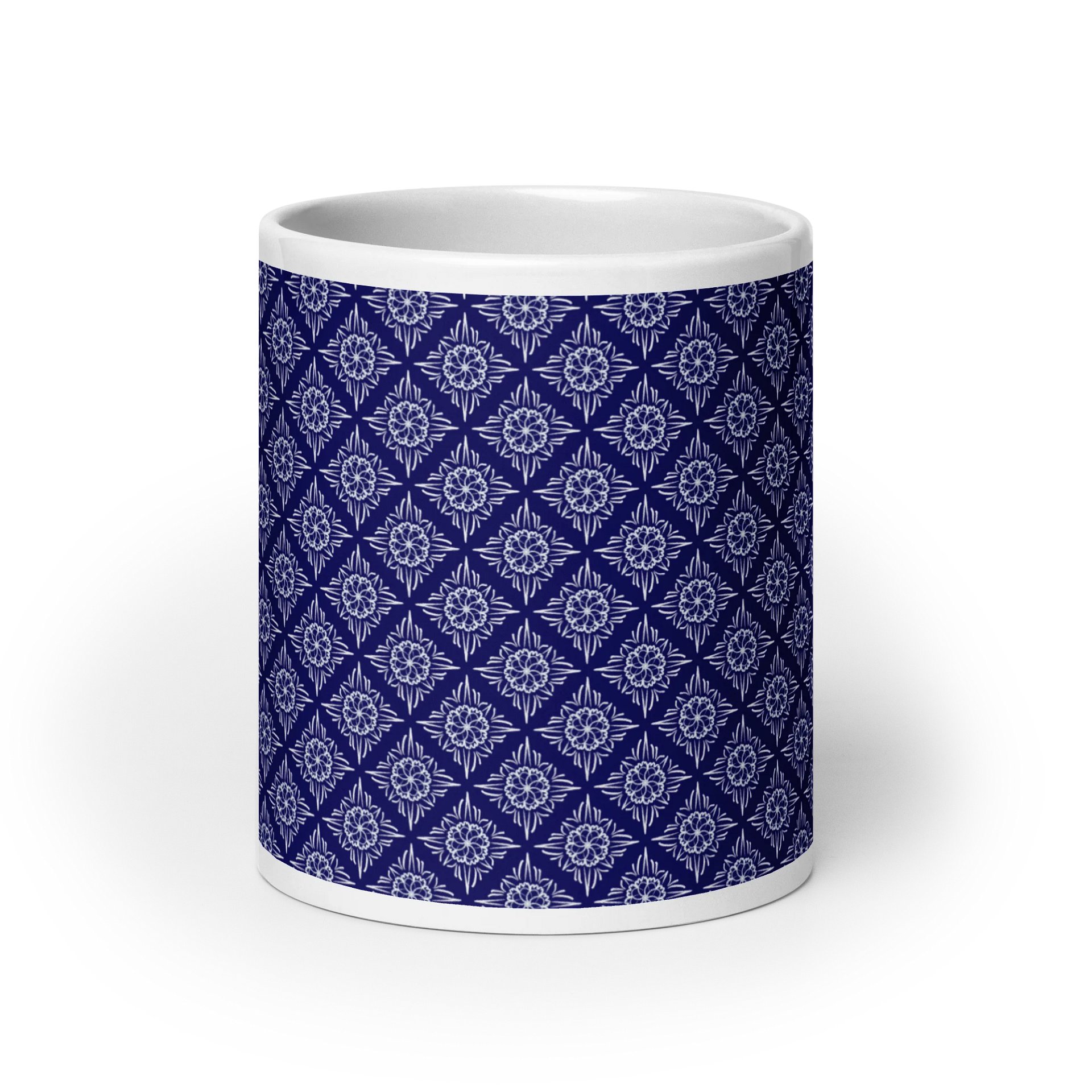 Blue and White 20 oz Mug product image (9)