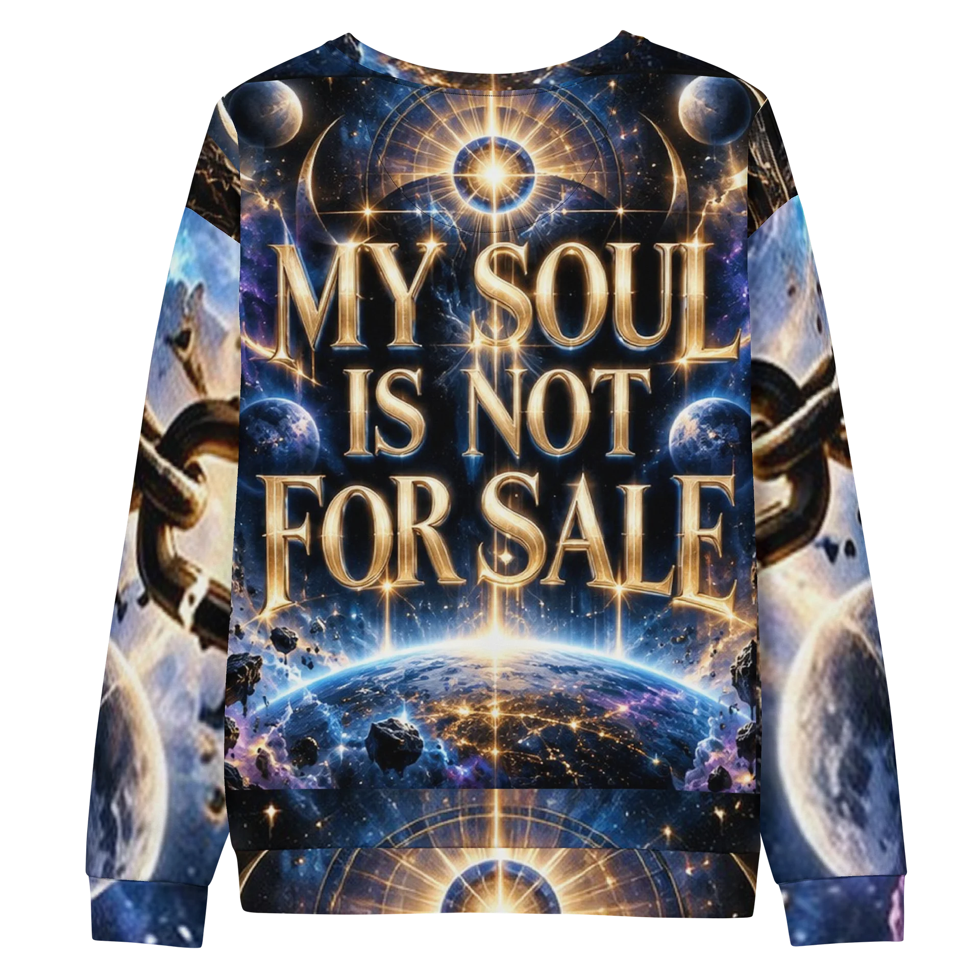 My Soul Is Not For Sale Cotton Sweatshirt product image (2)