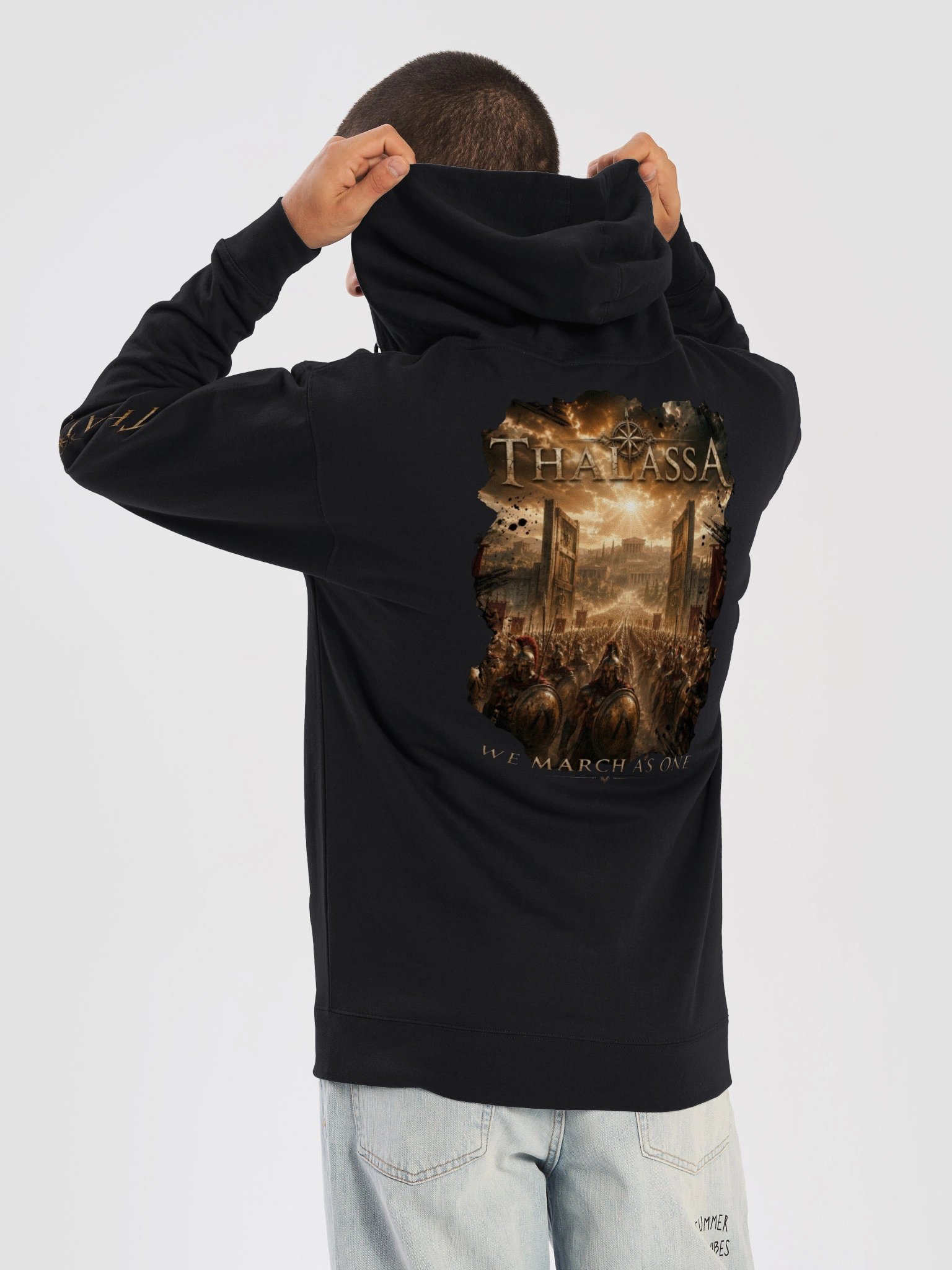 THALASSA - "We March as One" Full-Zip Metal Hoodie product image (6)