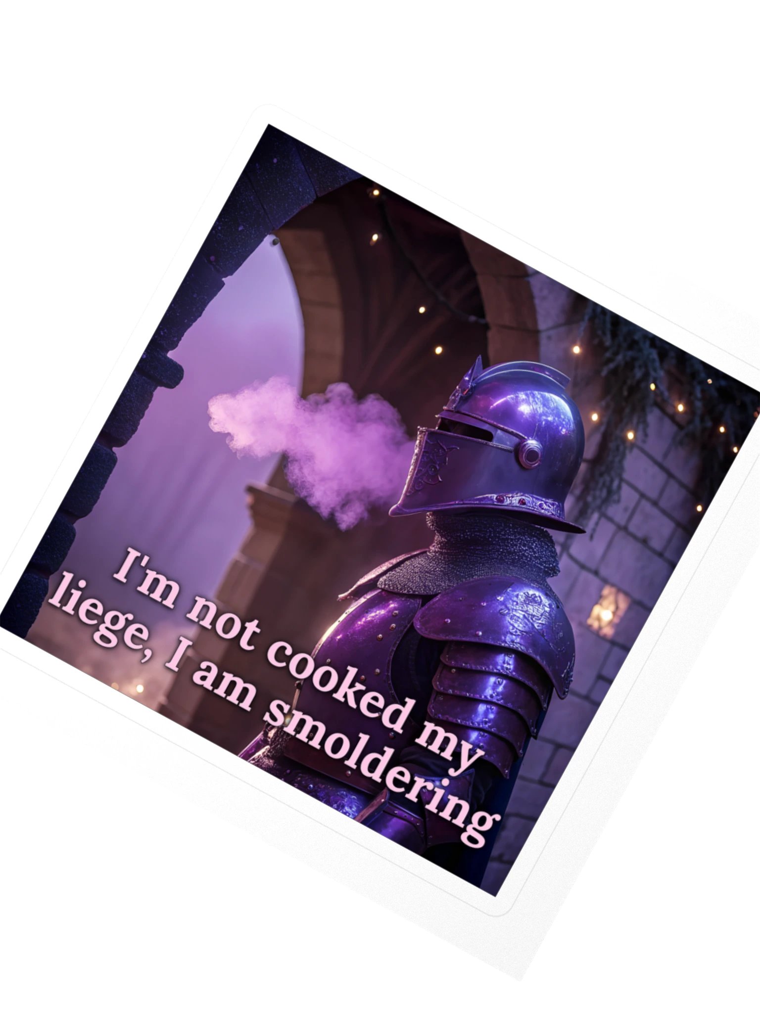 Smoldering Sticker product image (2)