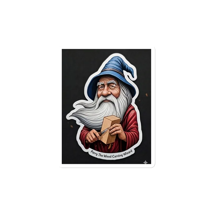 Perry The Wood Carving Wizard Die-Cut Magnet product image (2)
