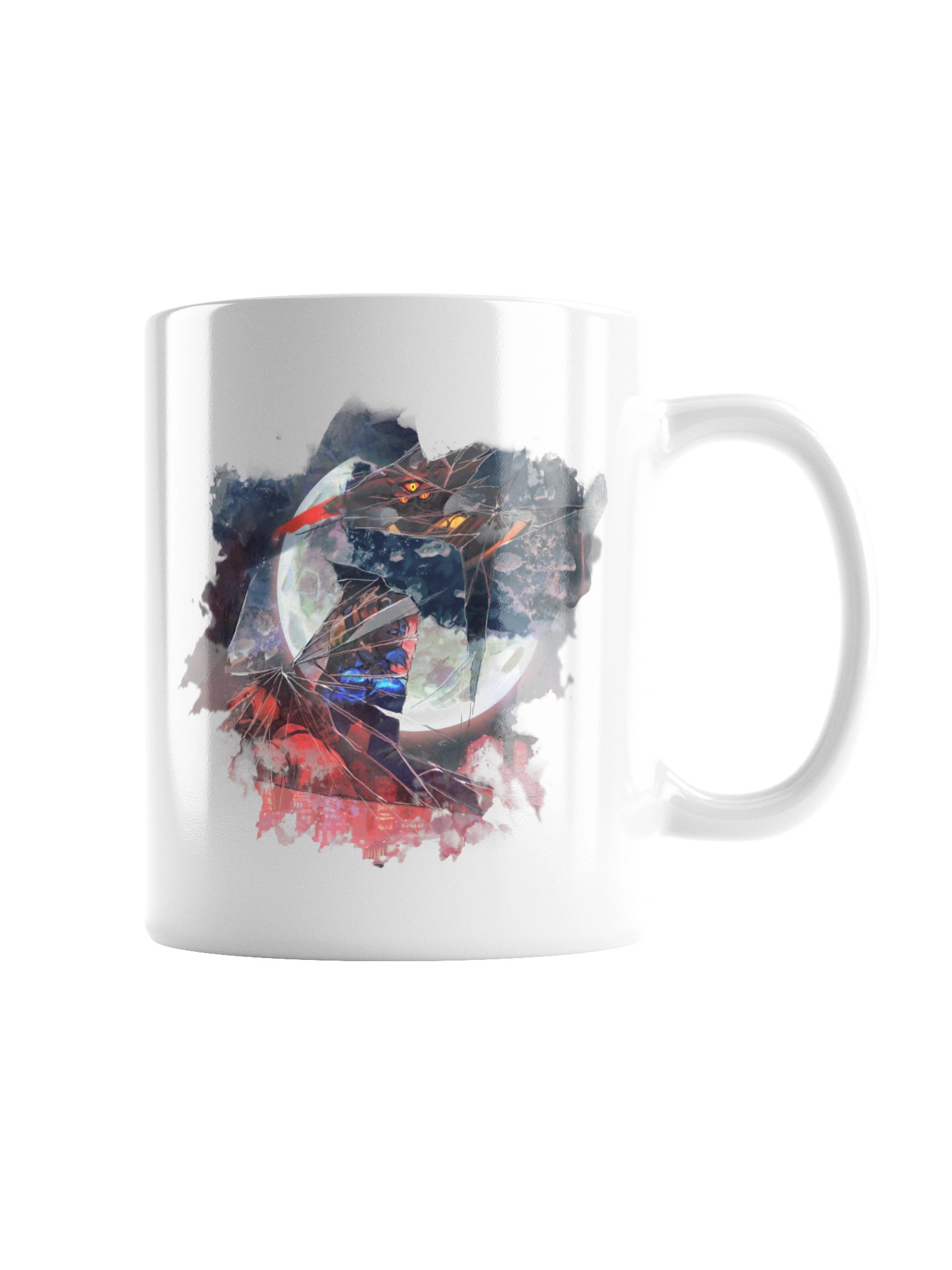 Shadow White Glossy Mug product image (7)