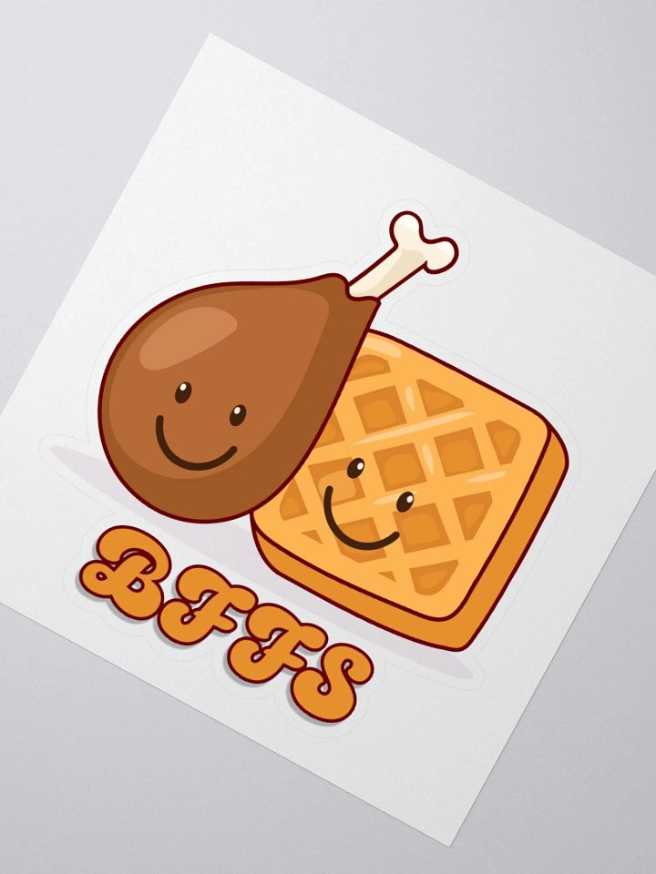 BFFs Chicken and Waffle Sticker product image (2)