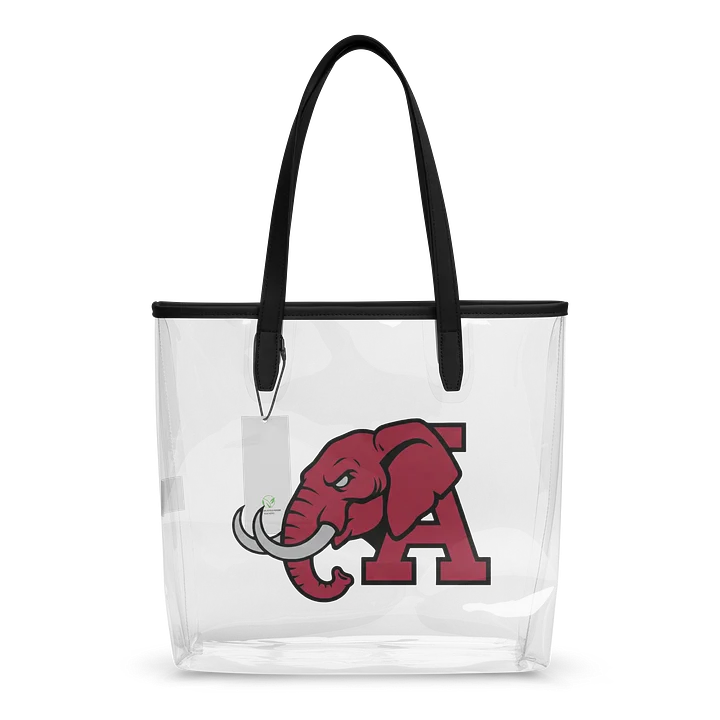 Crimson Elephant Clear Tote Bag product image (2)