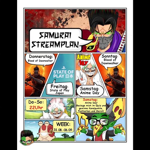 Diese Woche drehn wir durch wie ein Beyblade auf Steroiden!
Streamplan:
Do: Dawn of the Dawnwalker
Fr: State of Play Japan
Sa...