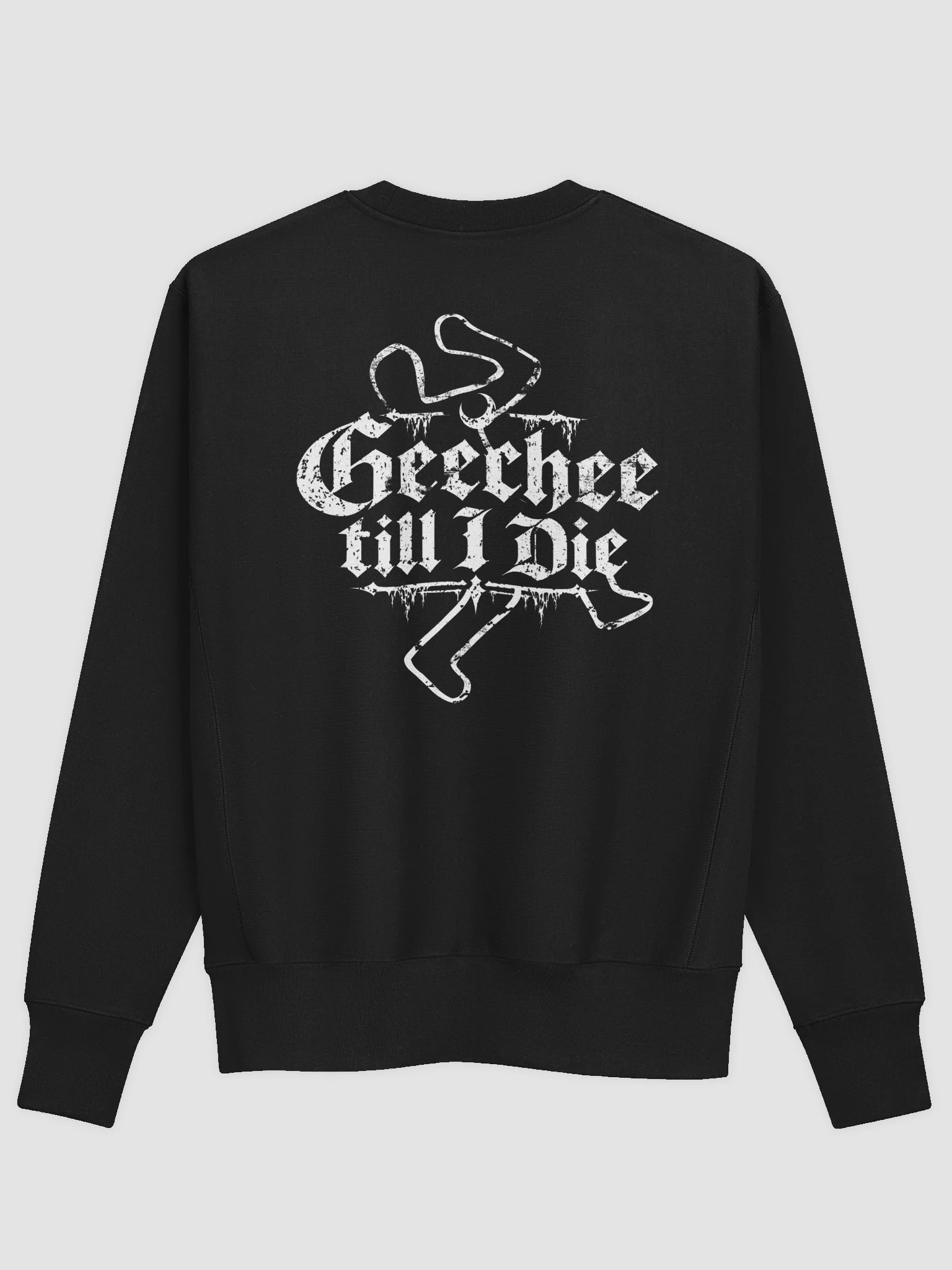 Geechee Til I Die Monochrome Champion Crewneck product image (1)