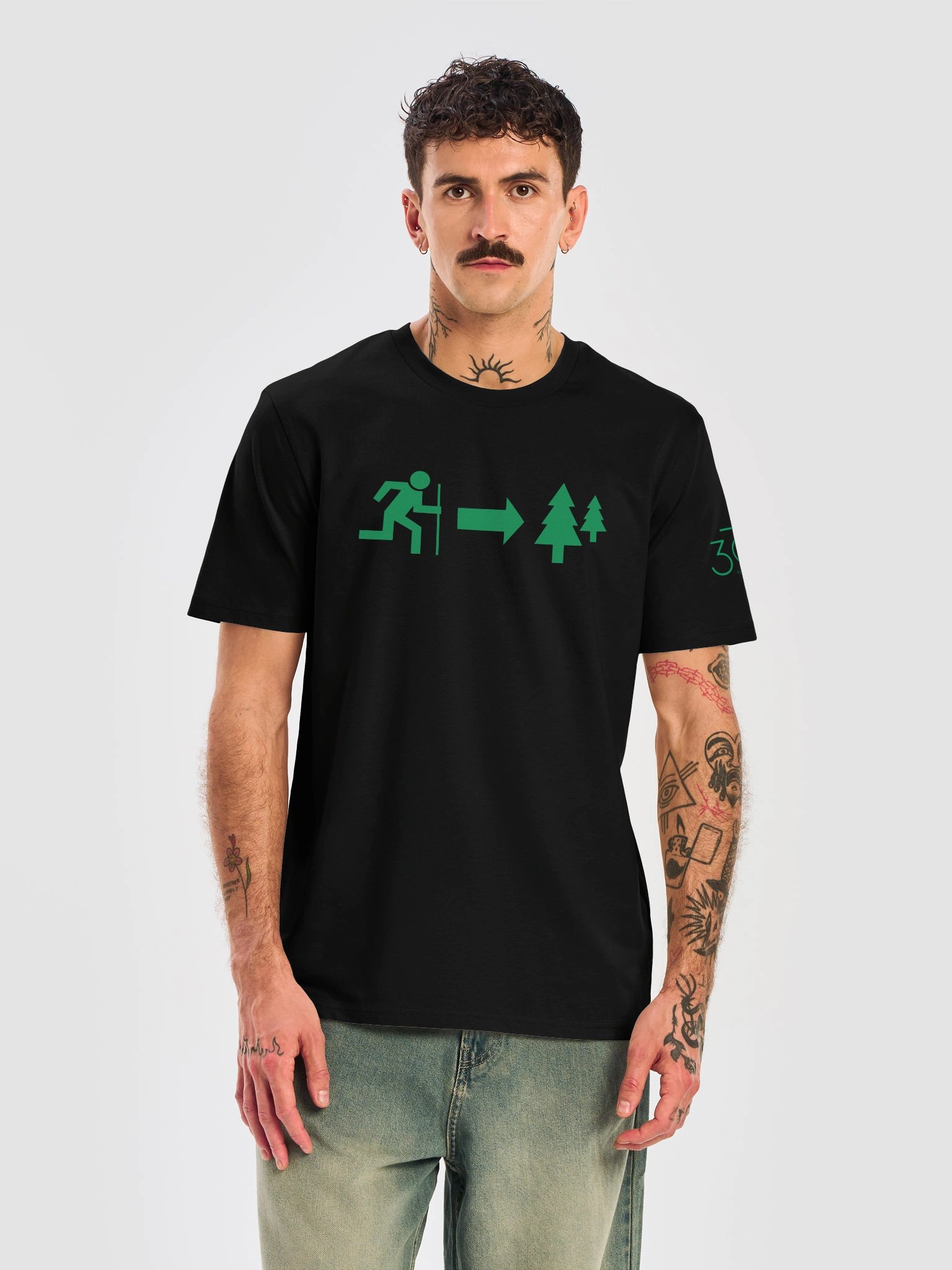 Stick-Walker 100% Organic Cotton Tee Shirt product image (8)