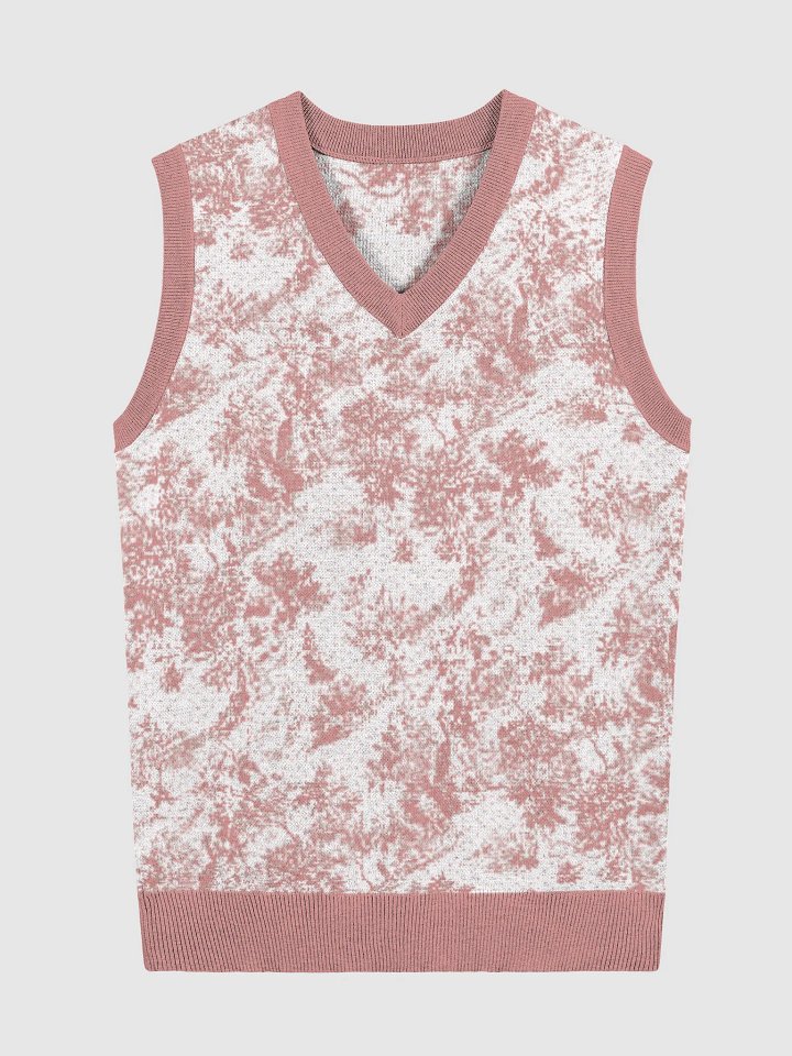 Floral V-Neck Vest product image (1)