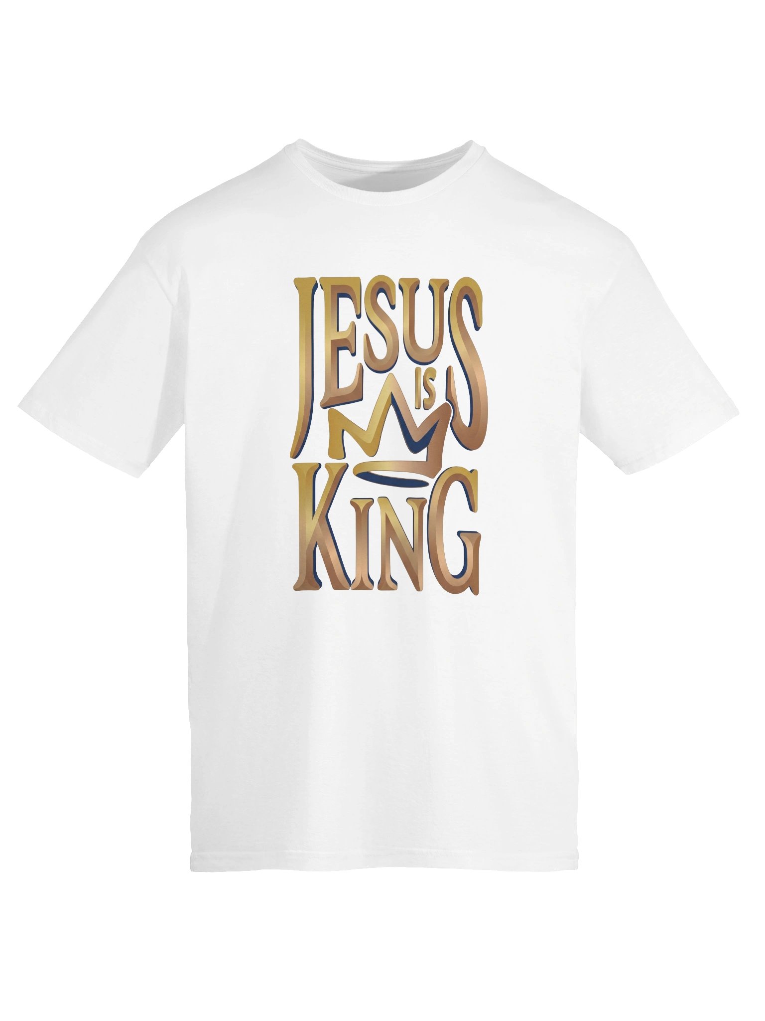 Jesus Is King Gold Crown Modern Fashion Graphic product image (55)
