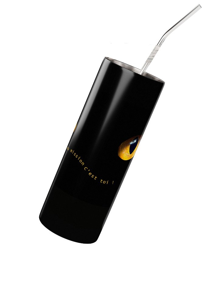 Vaso de acero inoxidable "Gato místico" product image (2)