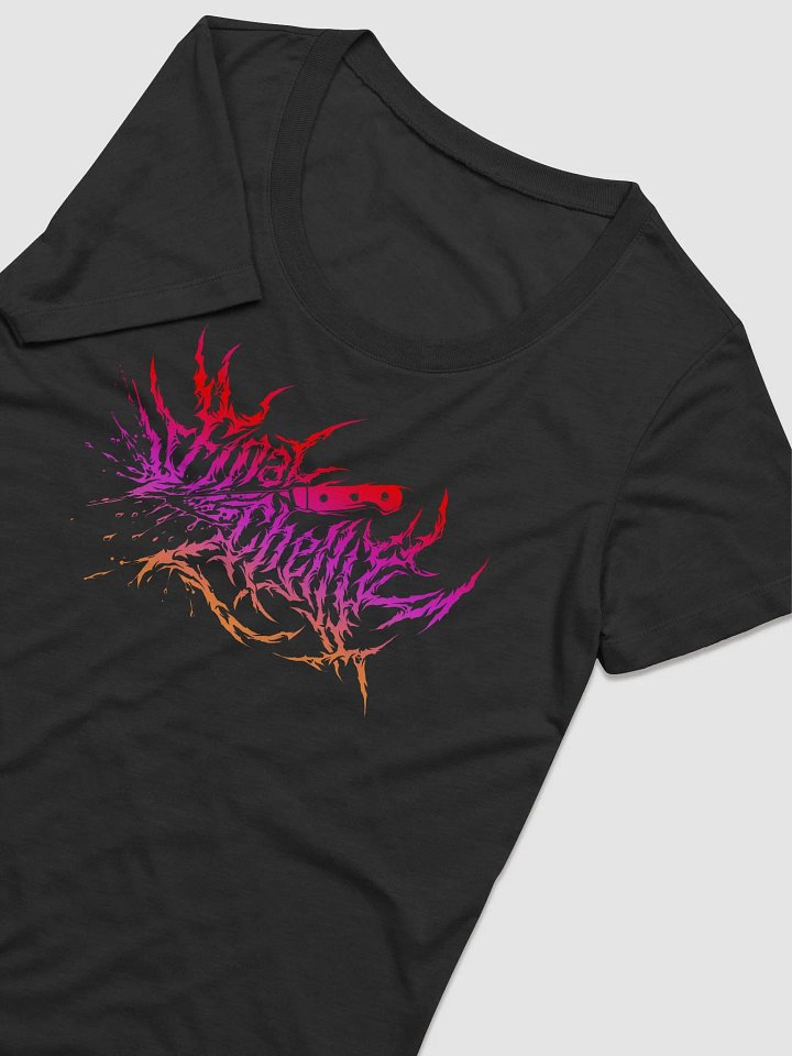 Keep It Metal Pink Blend Logo Womens Triblend Printed Tee product image (2)