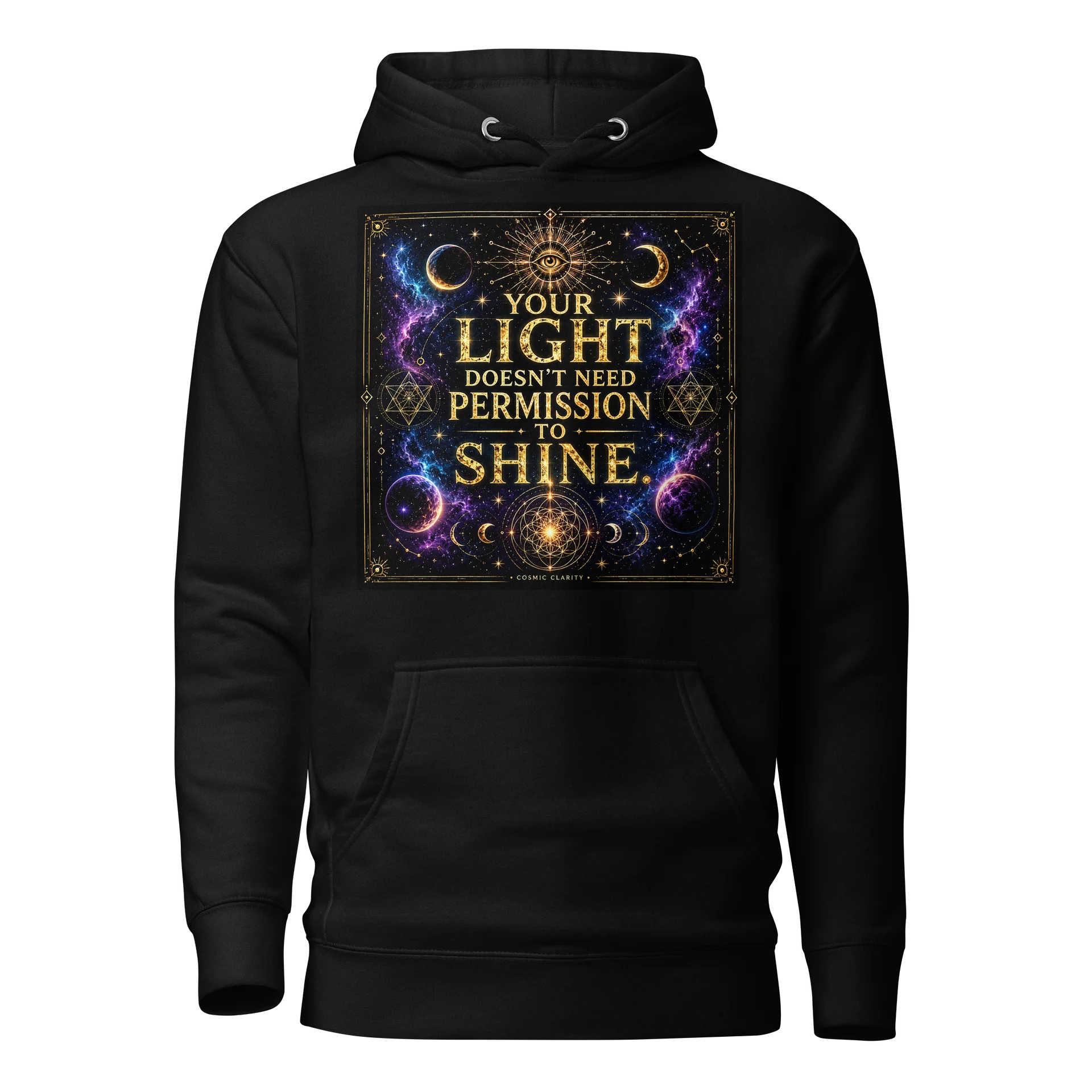 Your Light Doesn't Need Permission To Shine Unisex Hoodie product image (1)