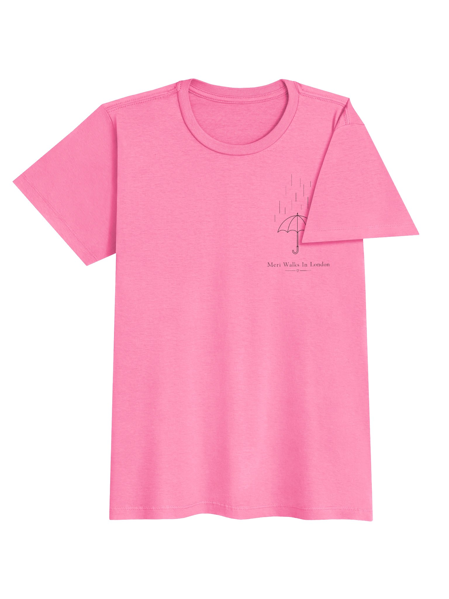 Gildan Women's Basic Softstyle T-Shirt | Minimal Umbrella Design product image (4)