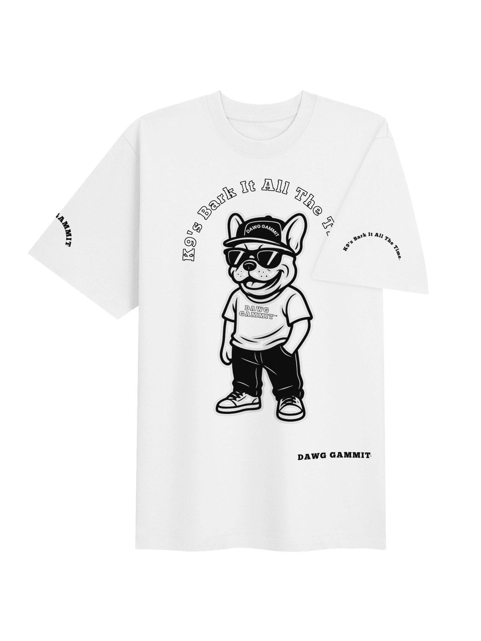 DAWG GAMMIT French Bulldawg Heavy T-shirt product image (4)