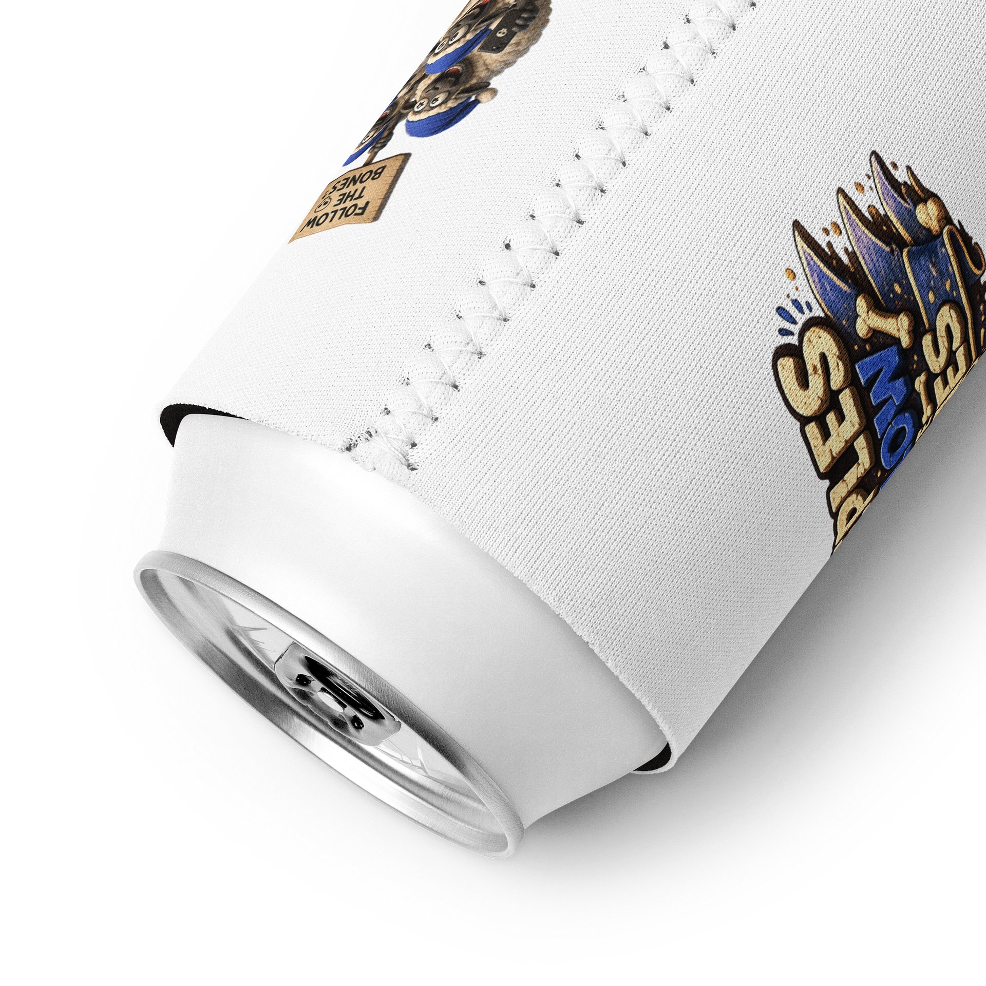 ''Sheeples Follow The Bones'' Coozie Can Cooler product image (5)